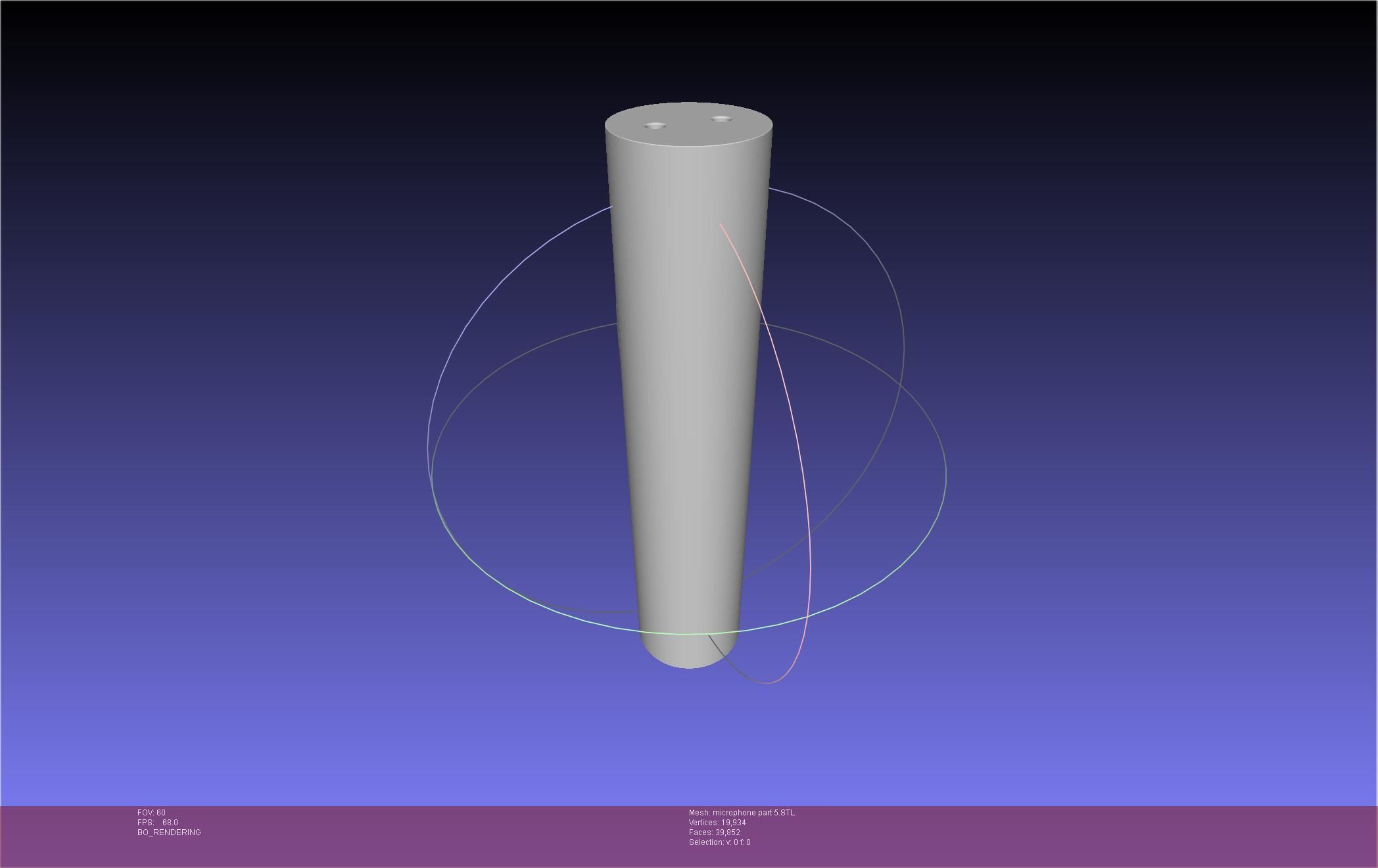 Hazbin Hotel Alastor Microphone 3D print model_64