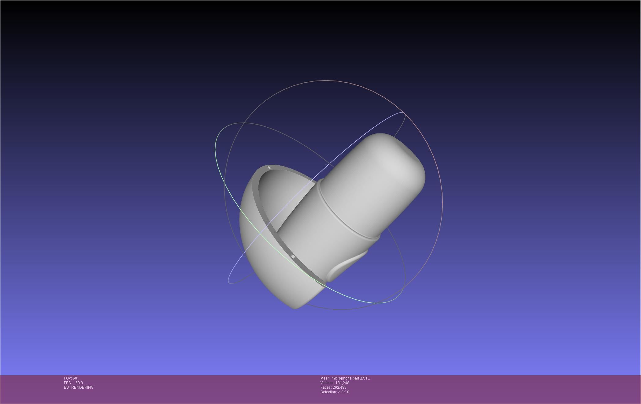 Hazbin Hotel Alastor Microphone 3D print model_46