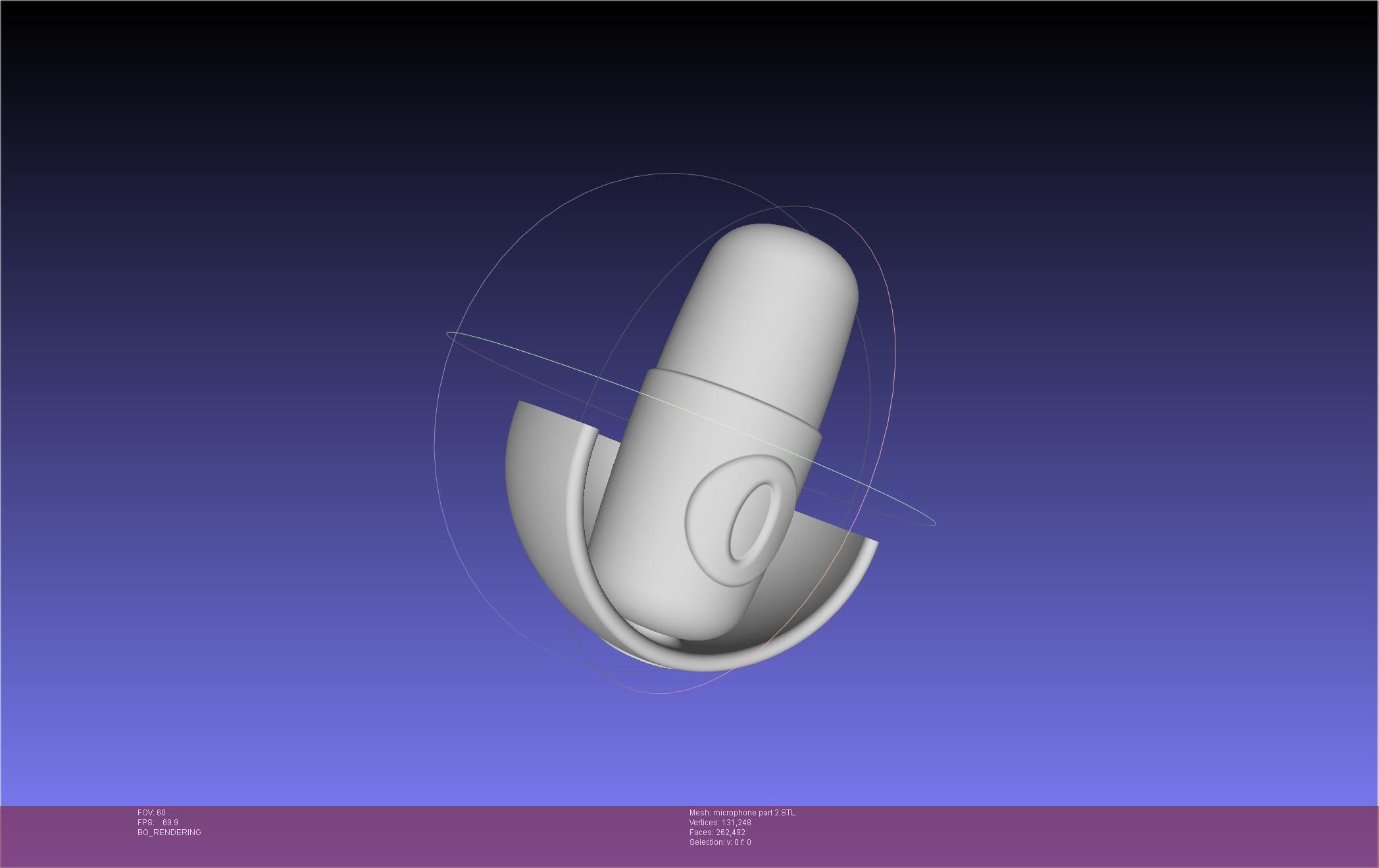 Hazbin Hotel Alastor Microphone 3D print model_48