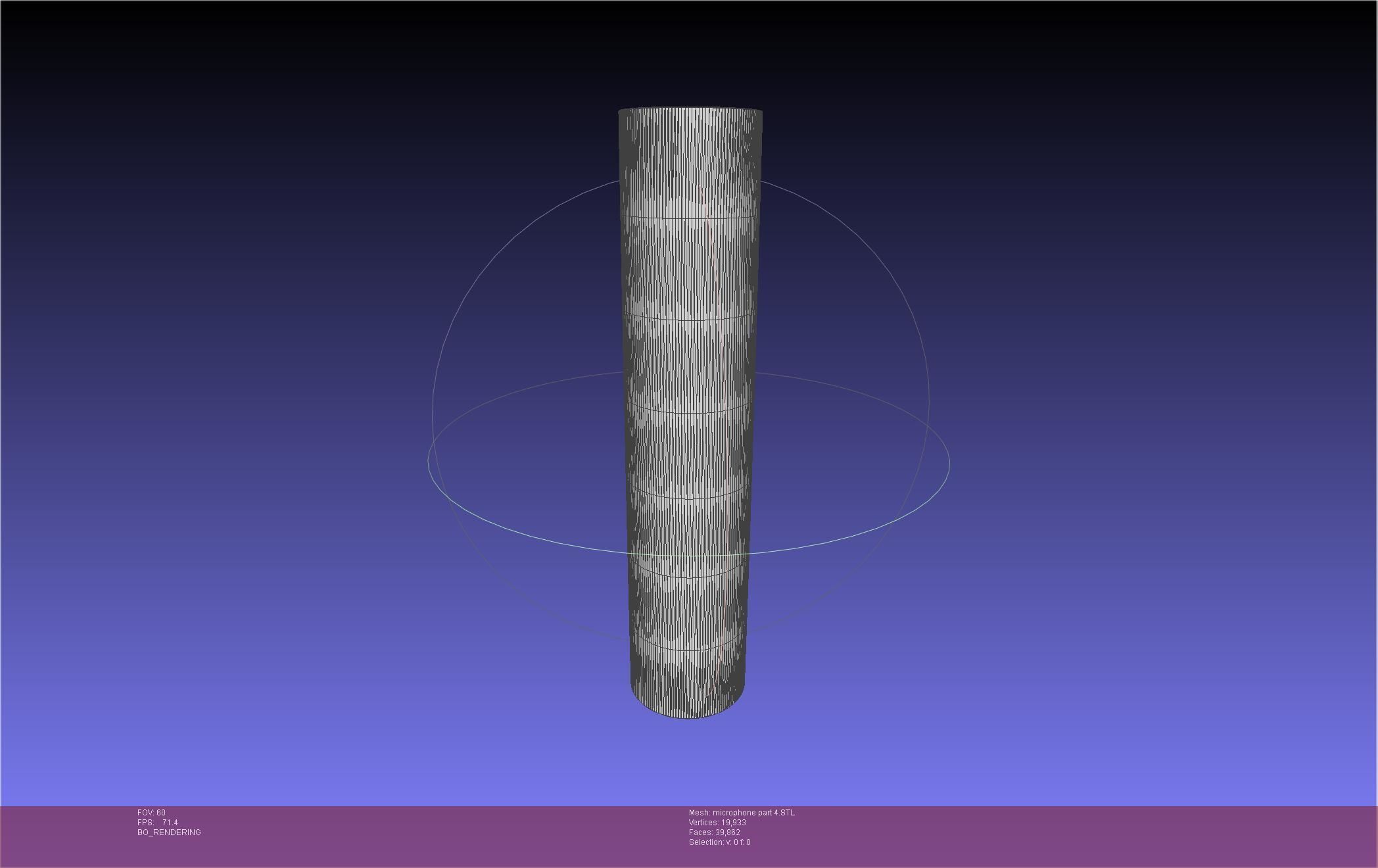 Hazbin Hotel Alastor Microphone 3D print model_62