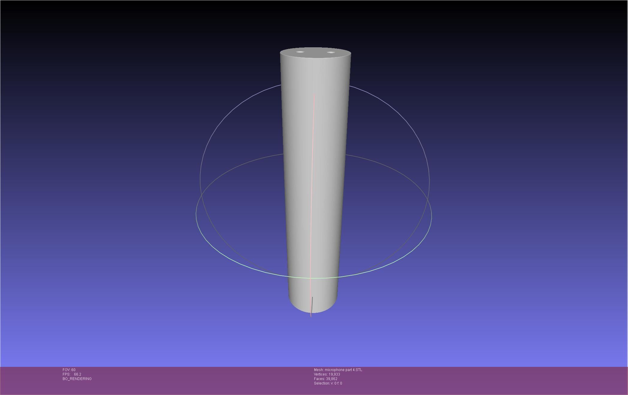 Hazbin Hotel Alastor Microphone 3D print model_61