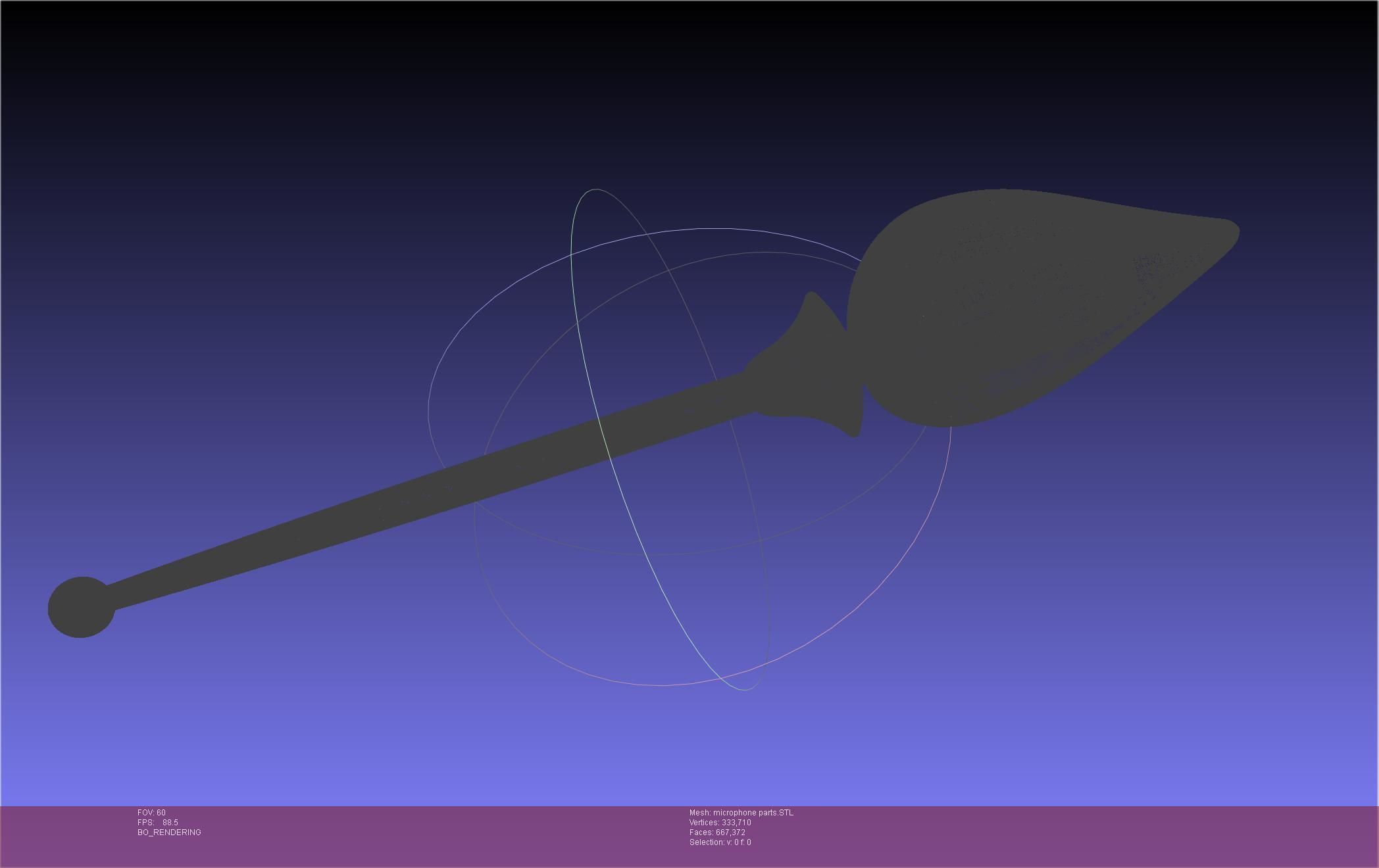 Hazbin Hotel Alastor Microphone 3D print model_81