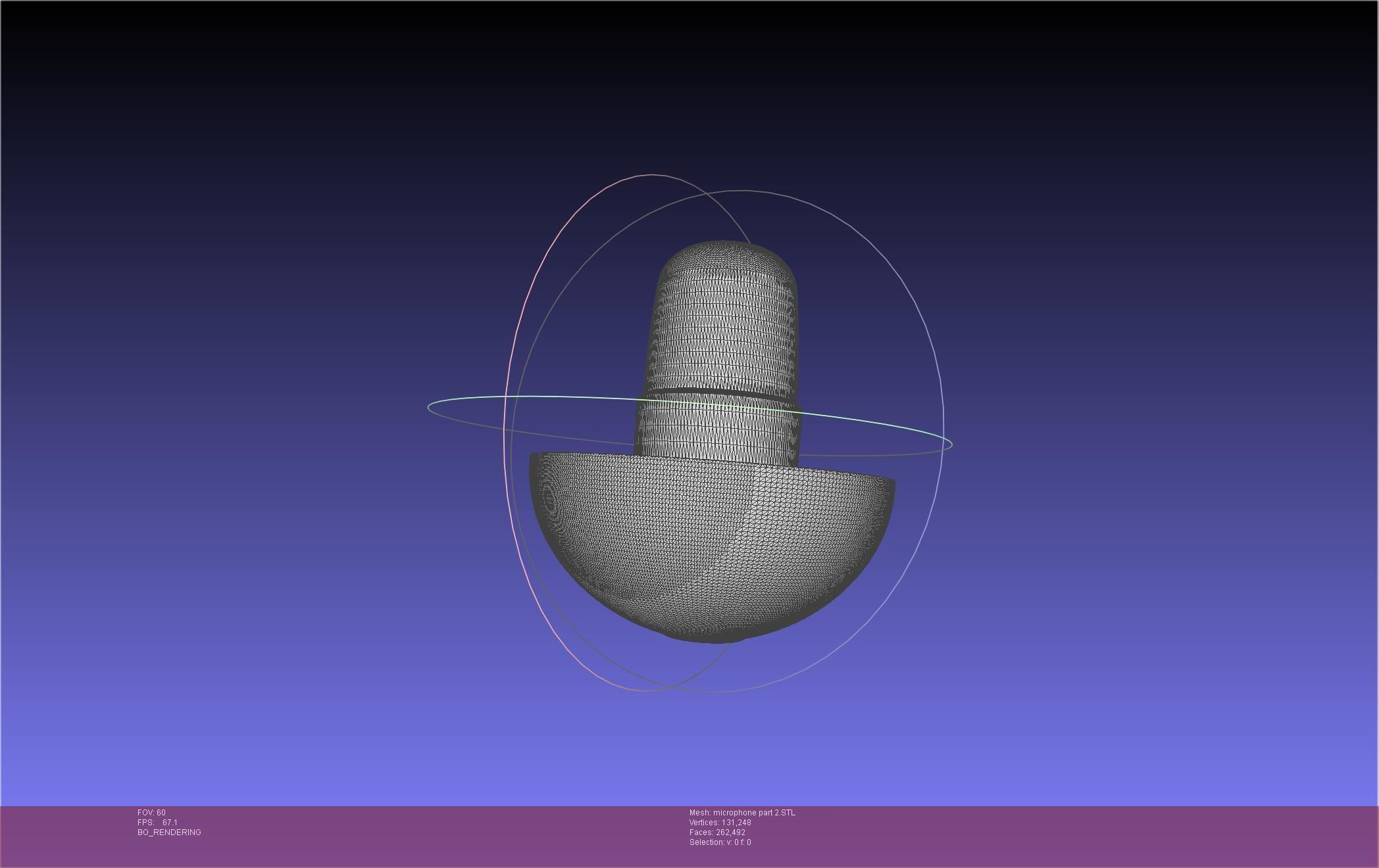 Hazbin Hotel Alastor Microphone 3D print model_52