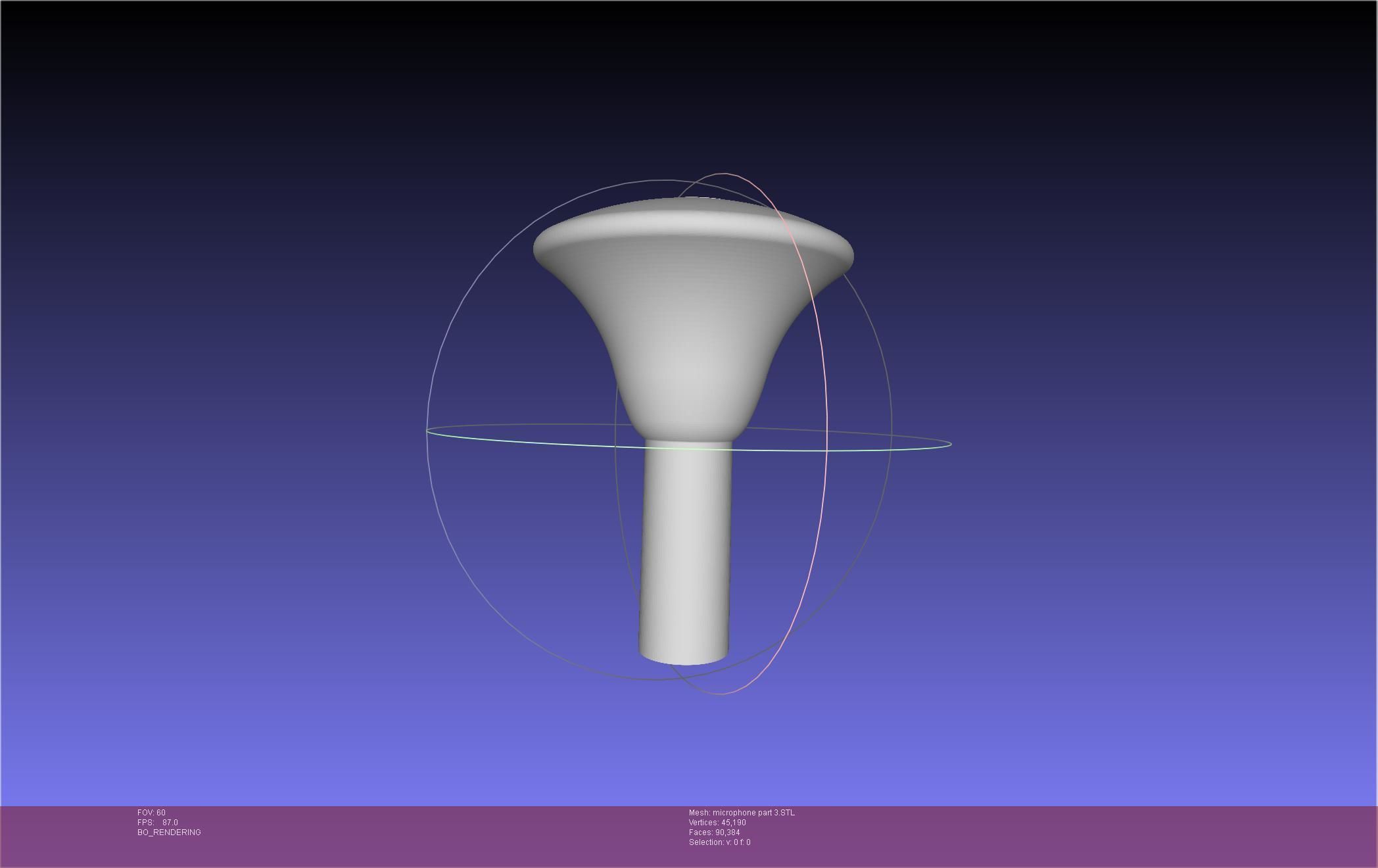 Hazbin Hotel Alastor Microphone 3D print model_56