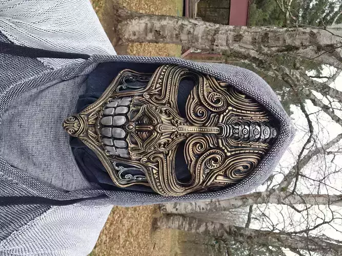 skull mask full 3D print model