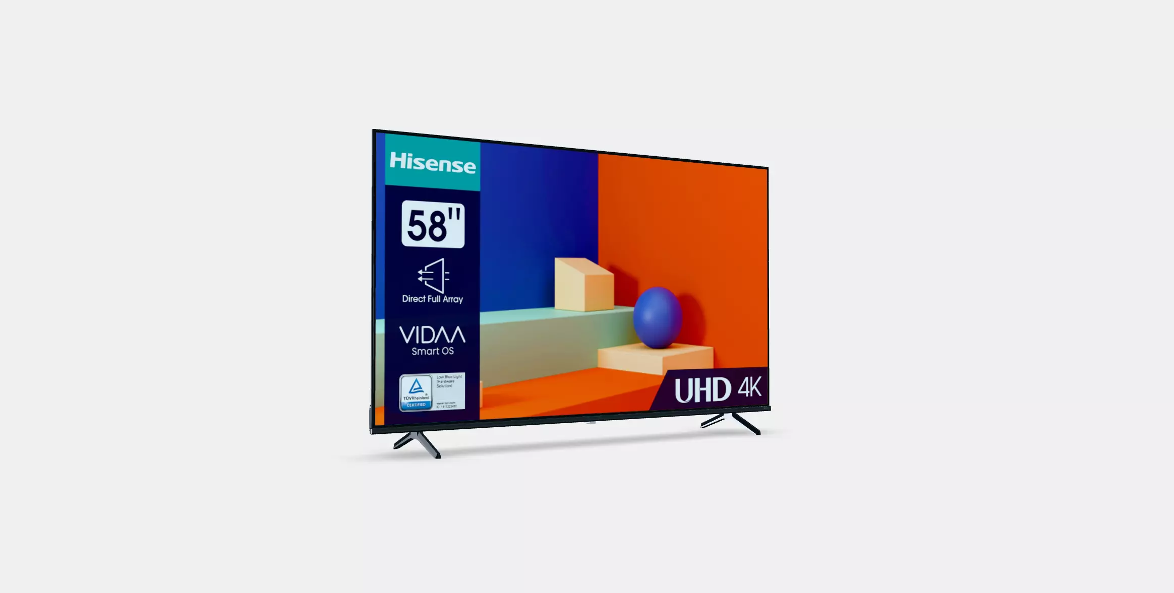 58 Hisense 58A6K Low-poly 3D model