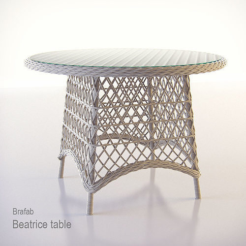 Compact Beautiful Table Low-poly 3D model