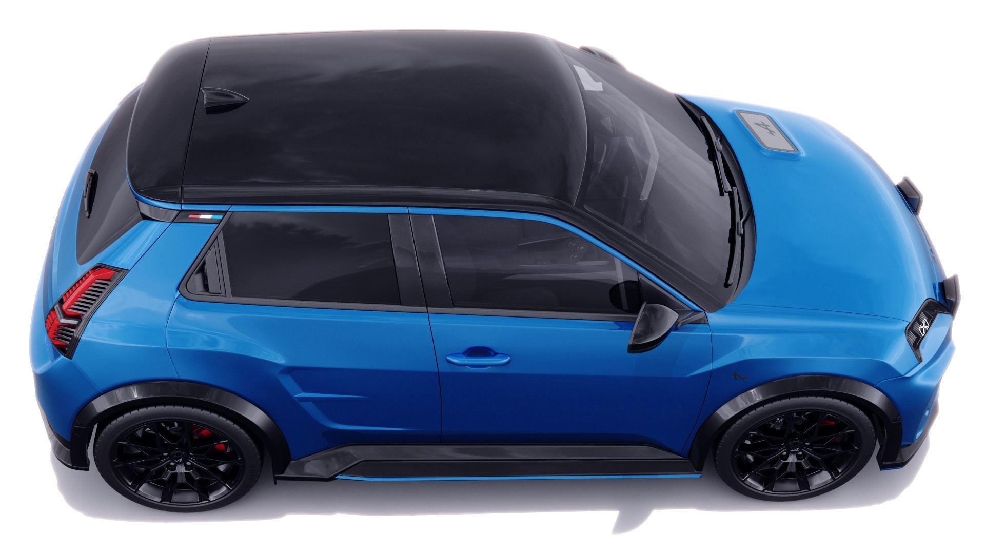 Alpine A290 GTS 2025 with interior 3D model_7