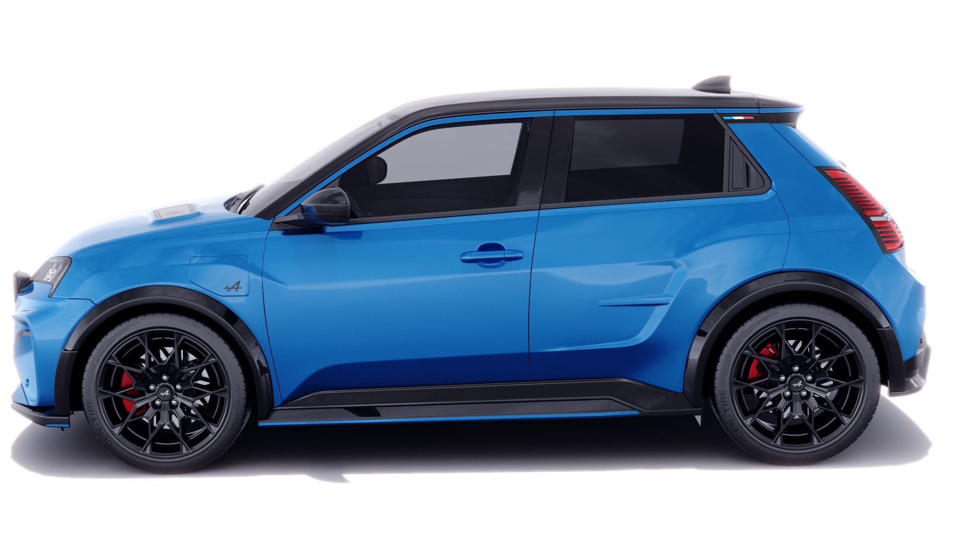 Alpine A290 GTS 2025 with interior 3D model_3