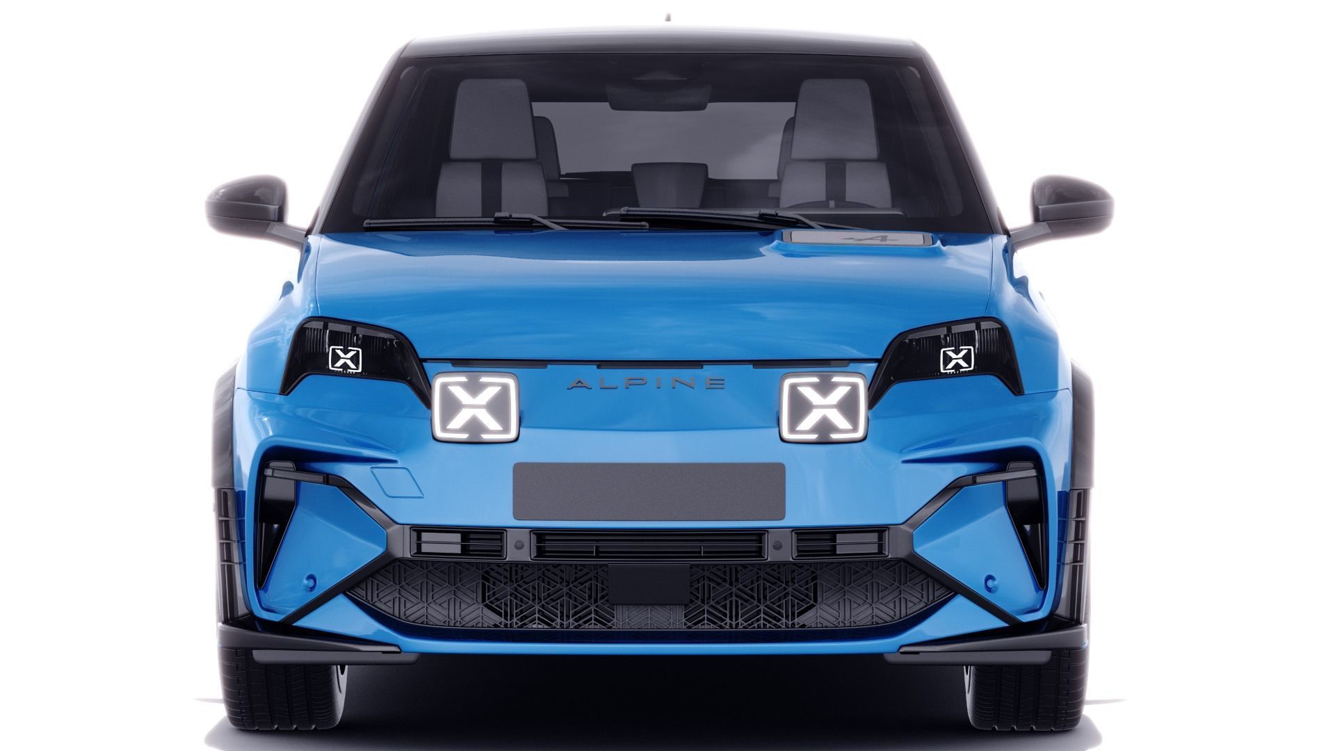 Alpine A290 GTS 2025 with interior 3D model_9