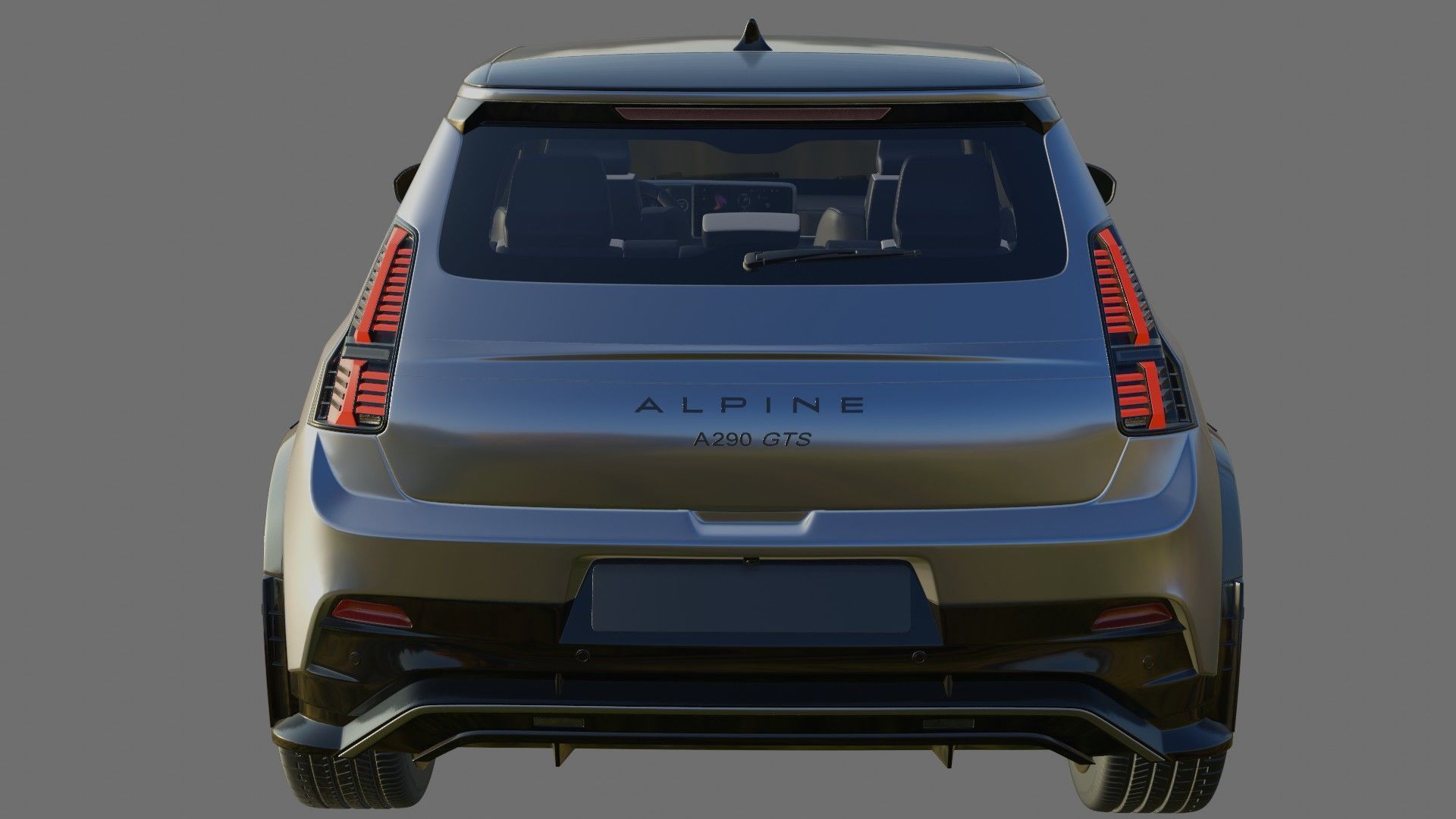 Alpine A290 GTS 2025 with interior 3D model_23