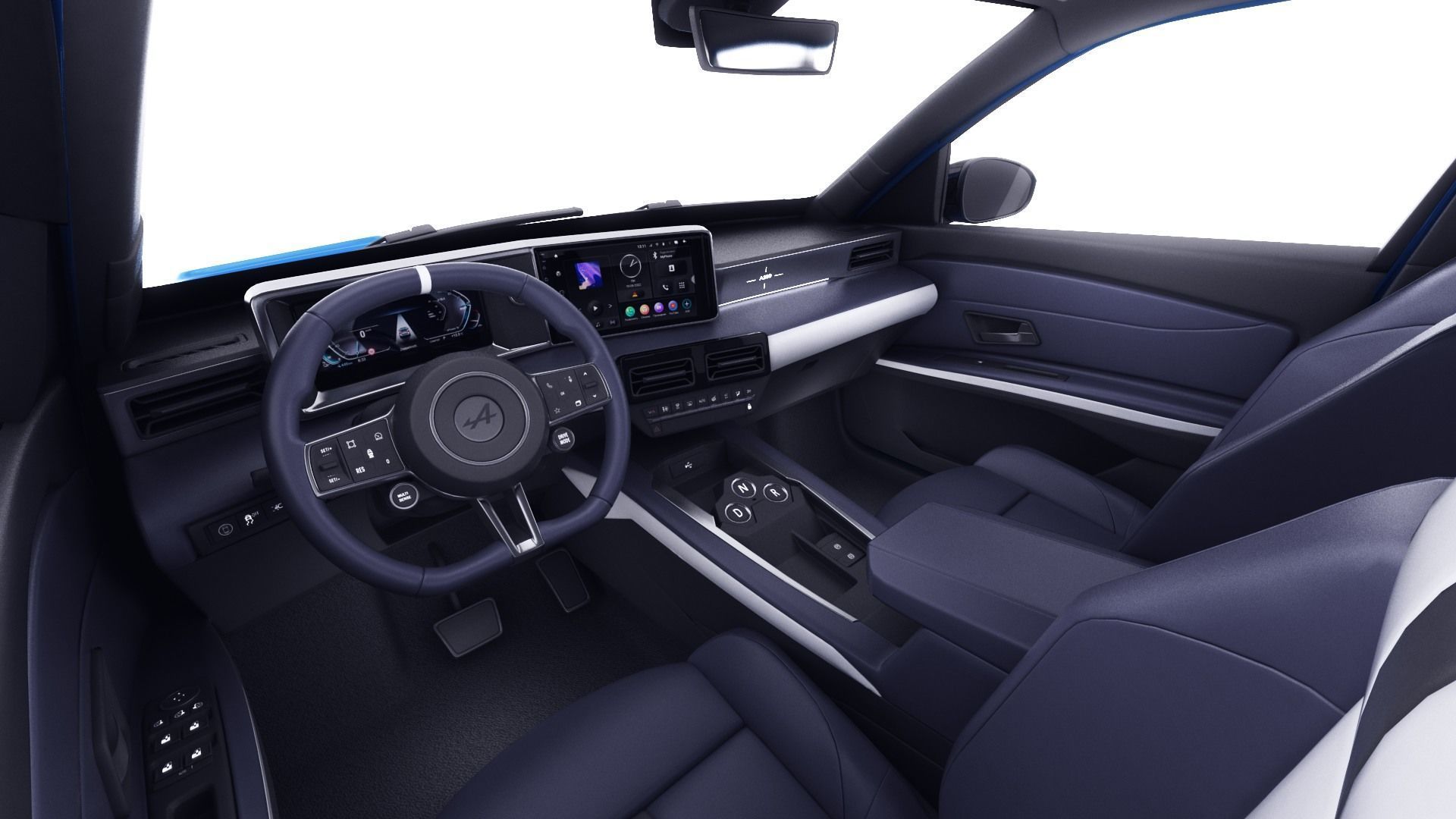 Alpine A290 GTS 2025 with interior 3D model_13