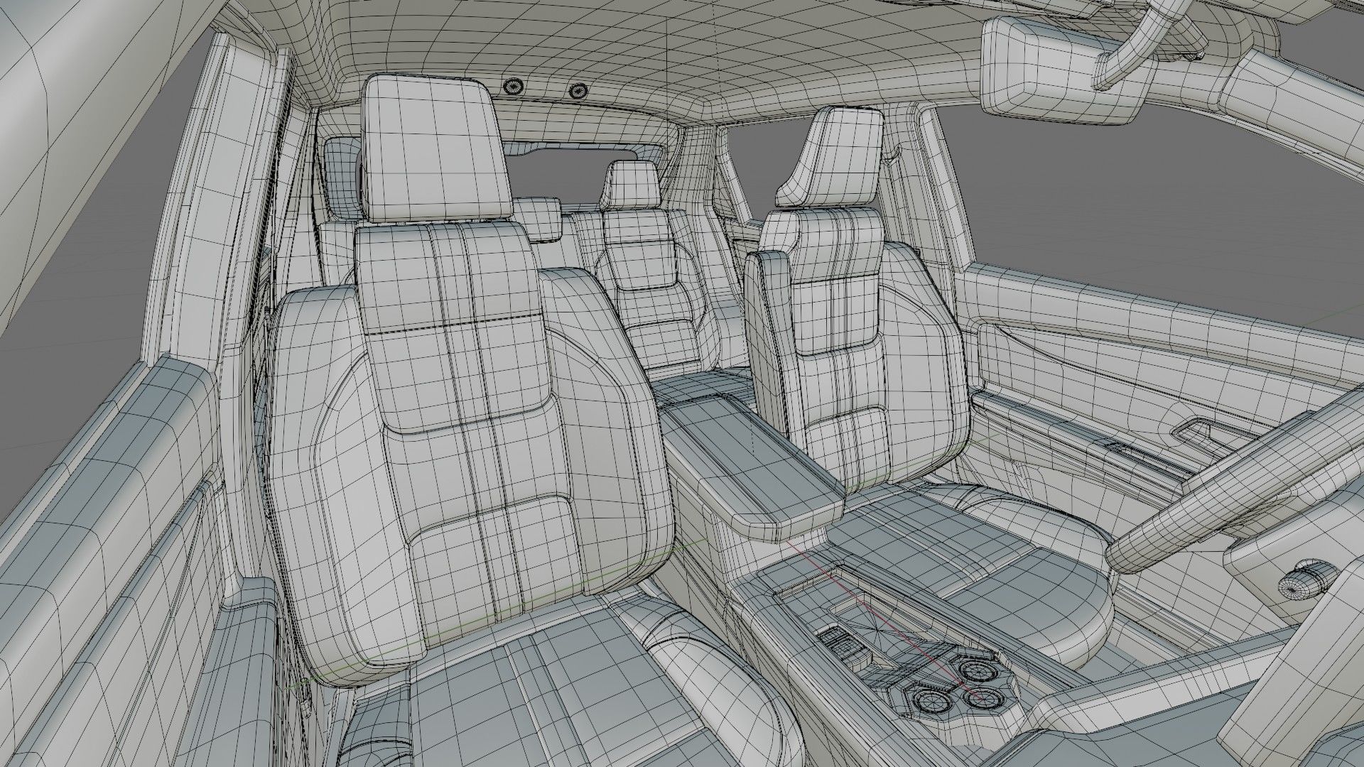 Alpine A290 GTS 2025 with interior 3D model_33