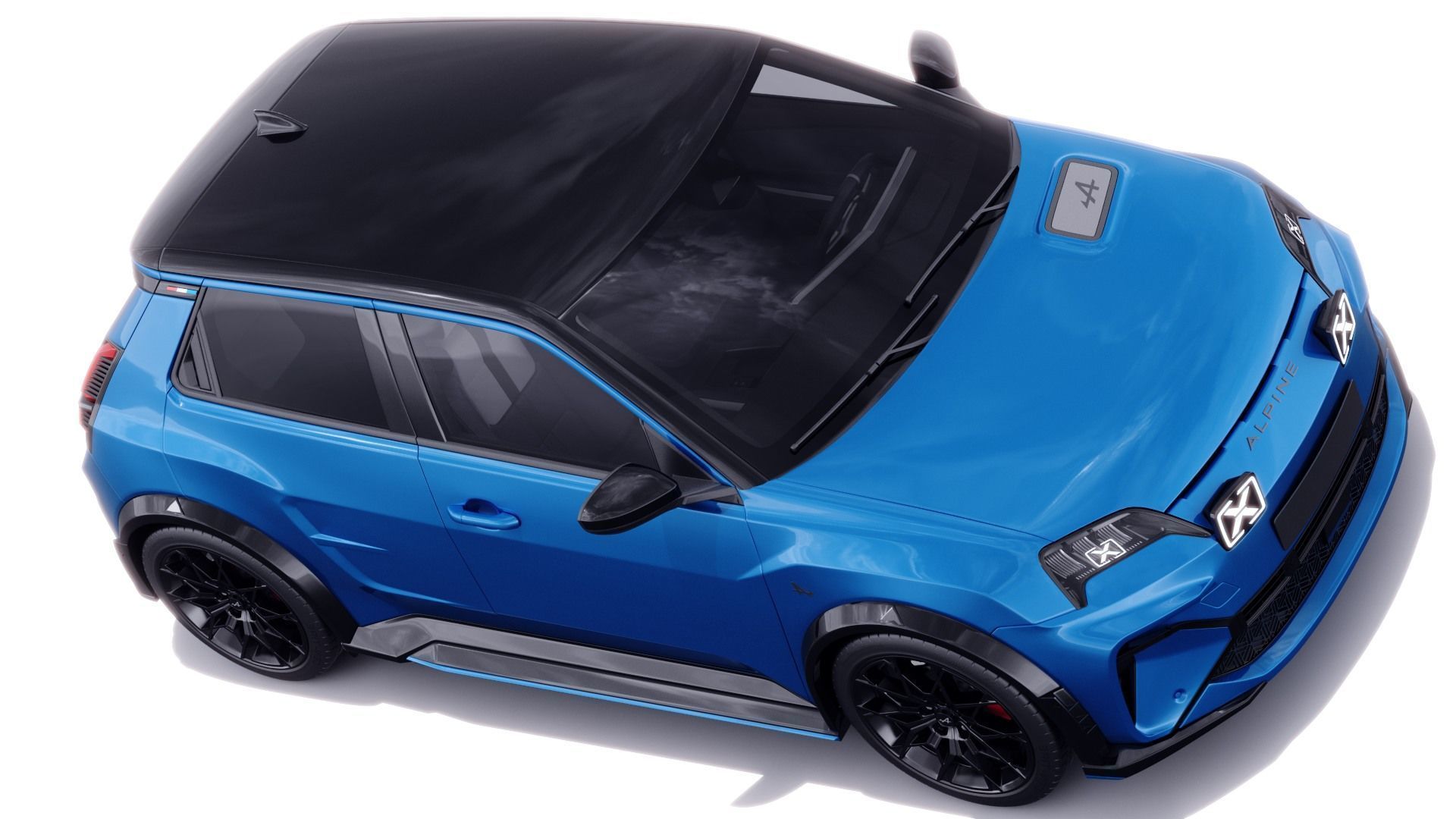 Alpine A290 GTS 2025 with interior 3D model_8