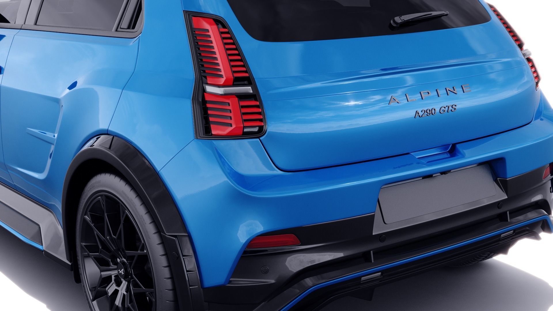 Alpine A290 GTS 2025 with interior 3D model_11