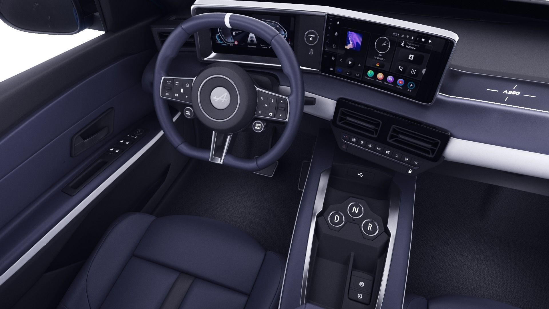 Alpine A290 GTS 2025 with interior 3D model_17