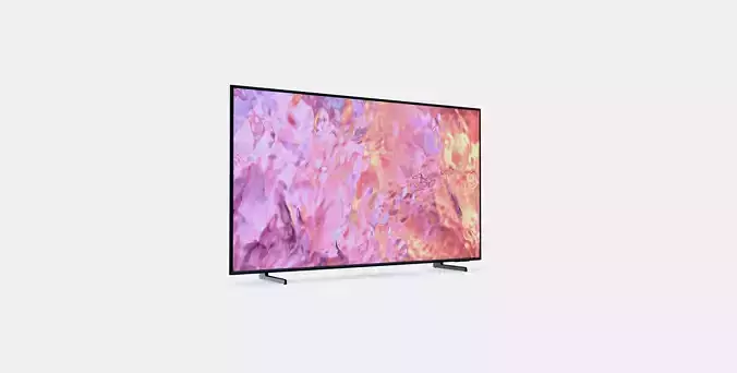 65 Samsung QE65Q60C Low-poly 3D model