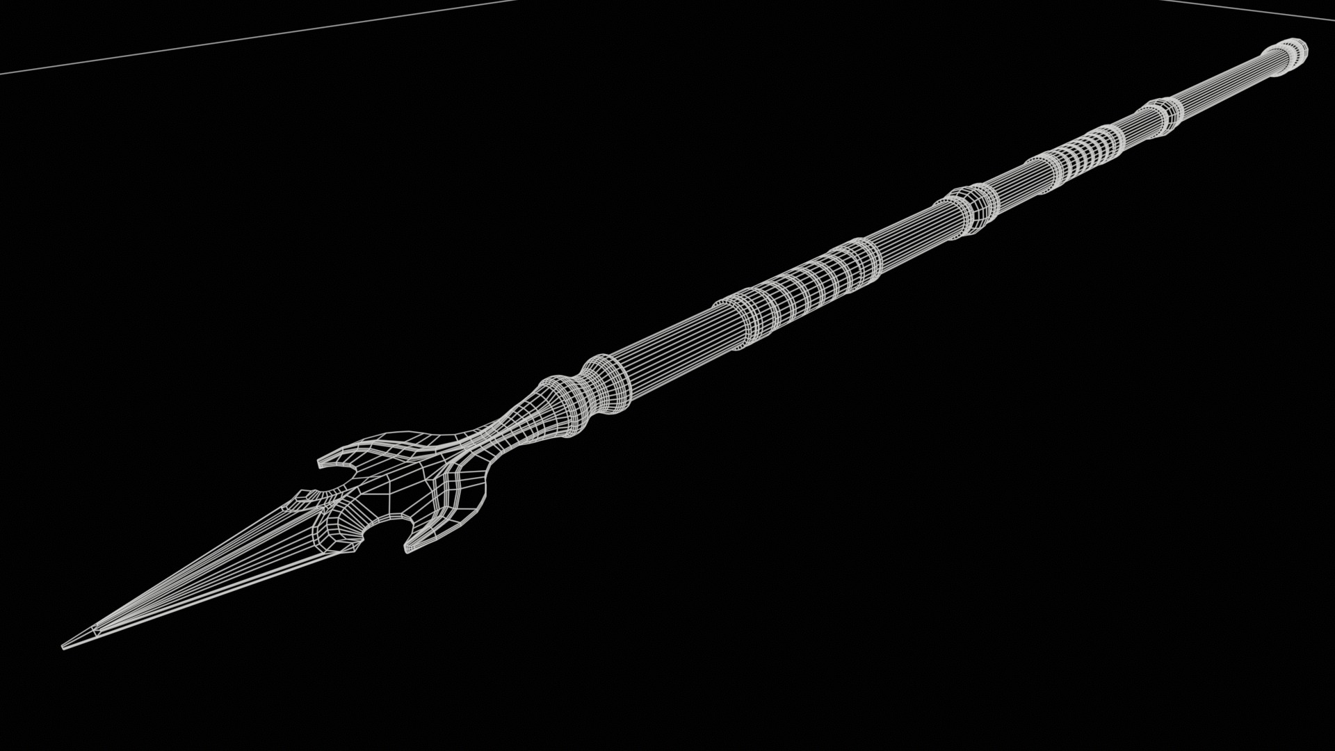 Certus Hastae - Inquisitor Spear Low-poly 3D model_5