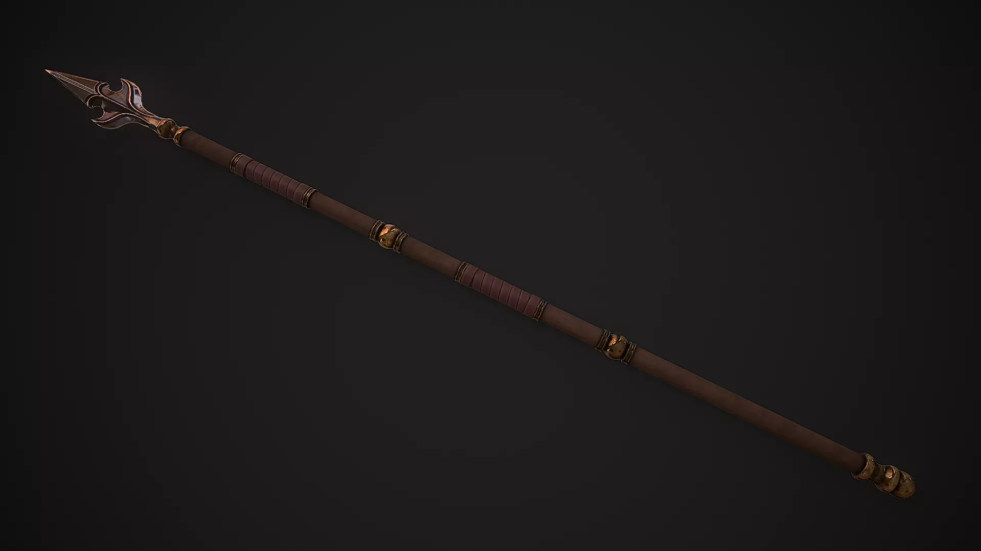 Certus Hastae - Inquisitor Spear Low-poly 3D model_0