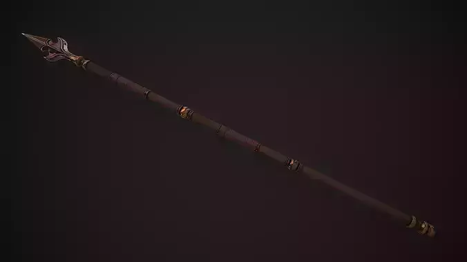 Certus Hastae - Inquisitor Spear Low-poly 3D model