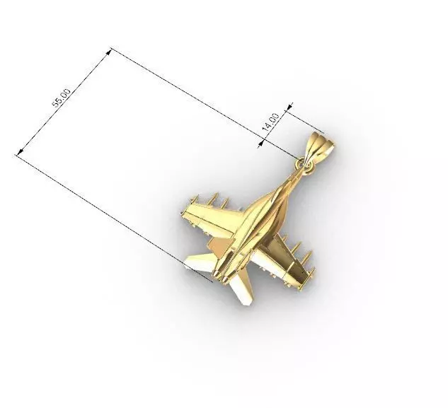 Boeing FA - 18 Super Hornet 3D print model