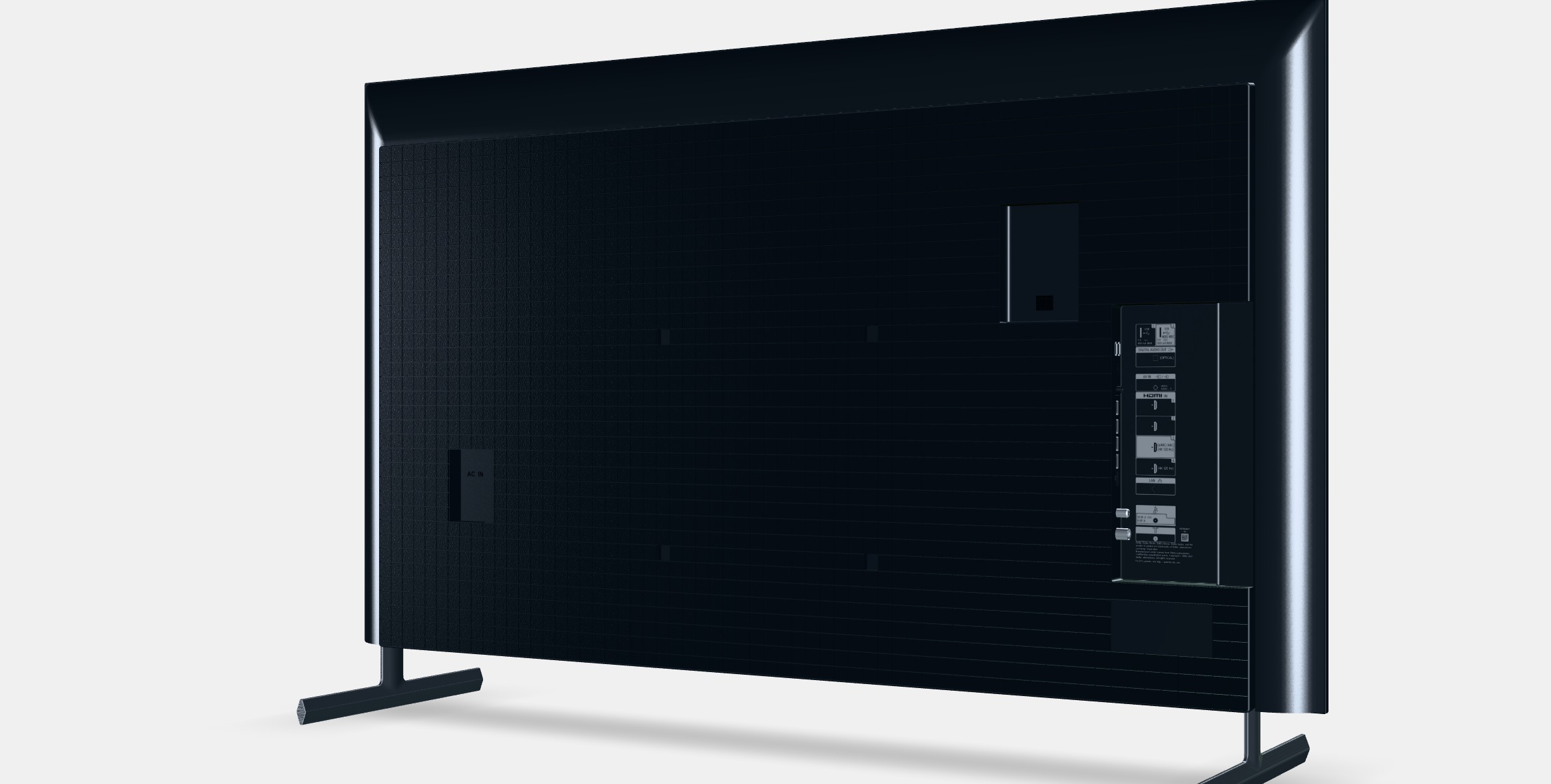 55 Sony Bravia KD-55X85L Low-poly 3D model_4