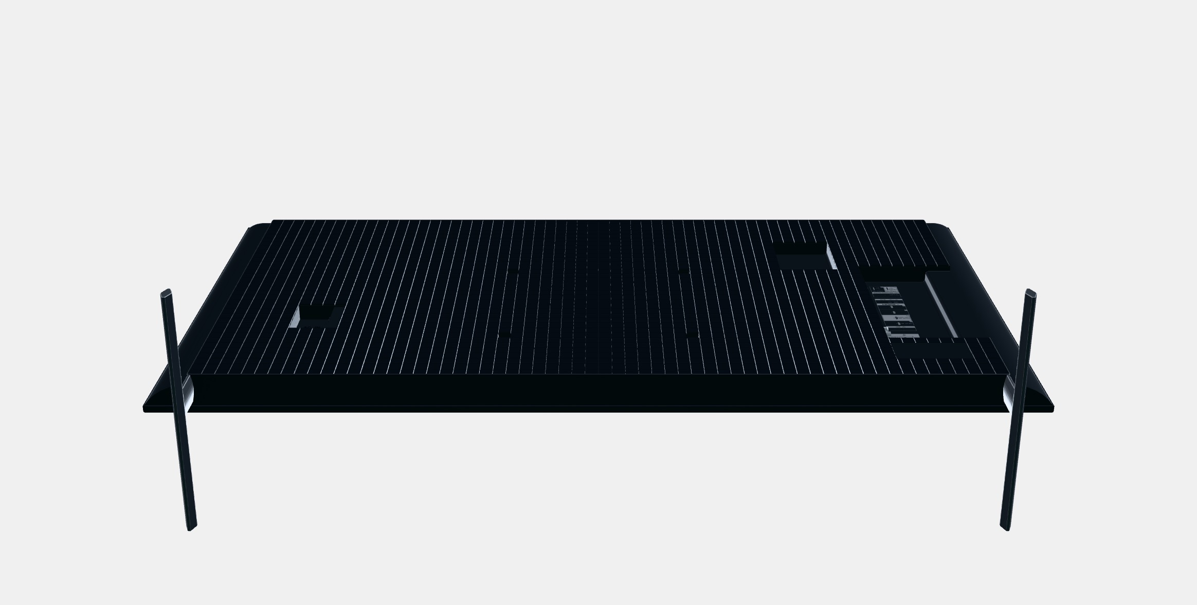 55 Sony Bravia KD-55X85L Low-poly 3D model_8