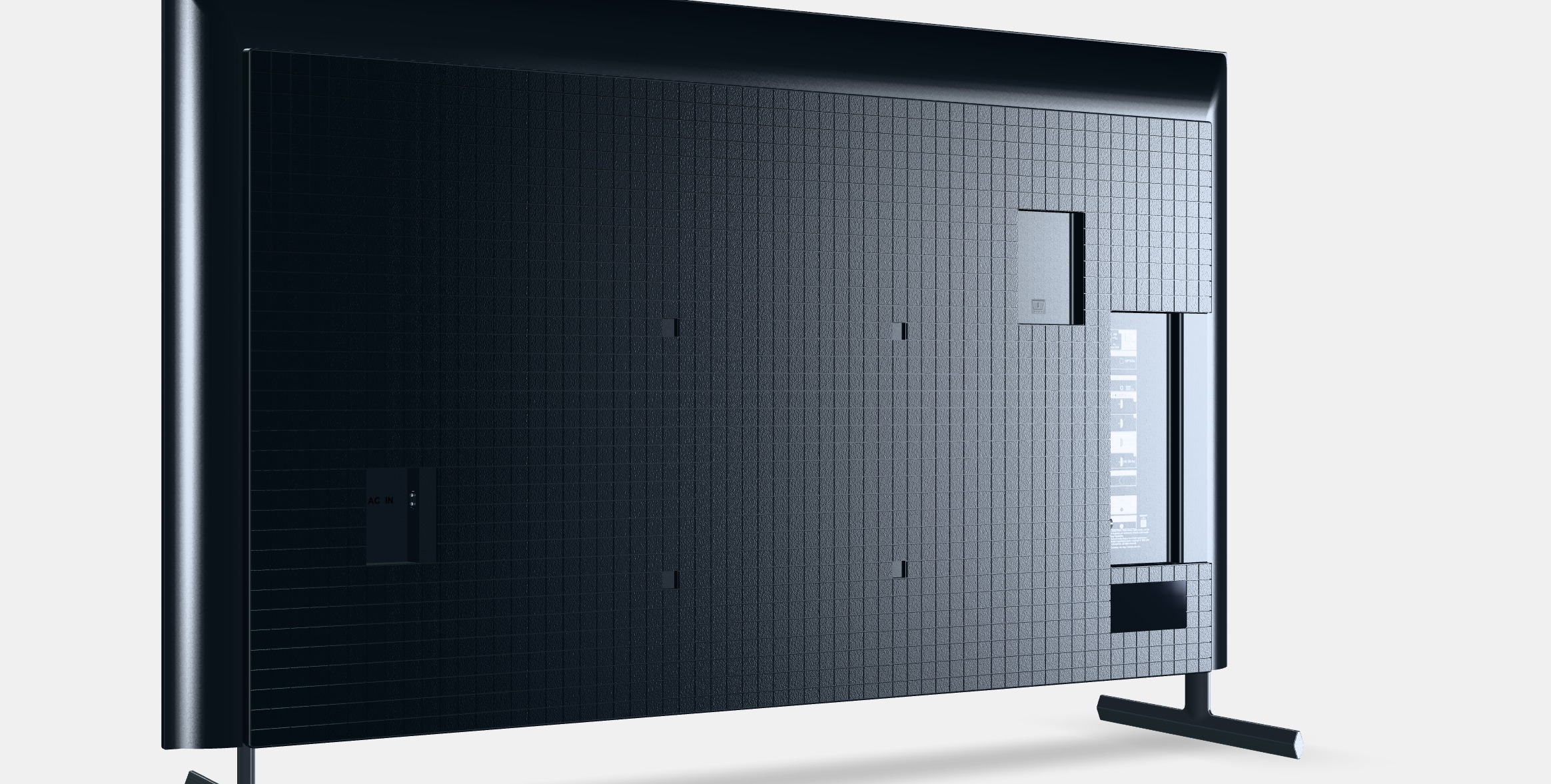 55 Sony Bravia KD-55X85L Low-poly 3D model_3