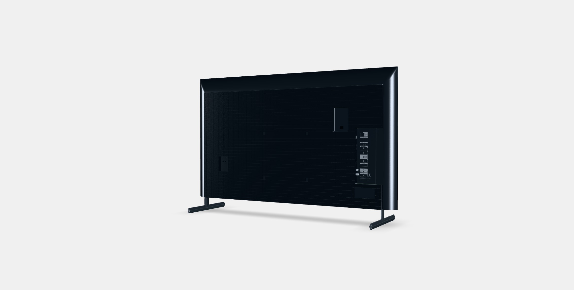 55 Sony Bravia KD-55X85L Low-poly 3D model_7