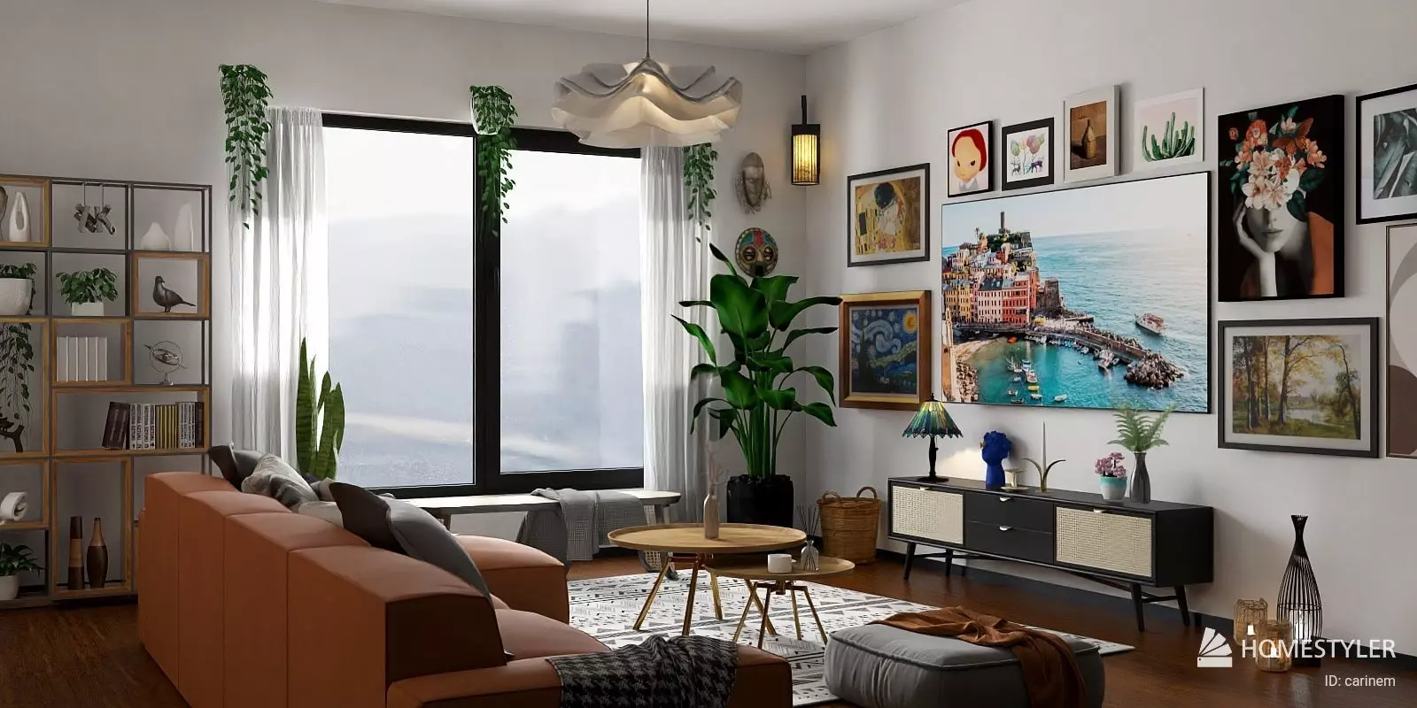 Zen living room 3D print model