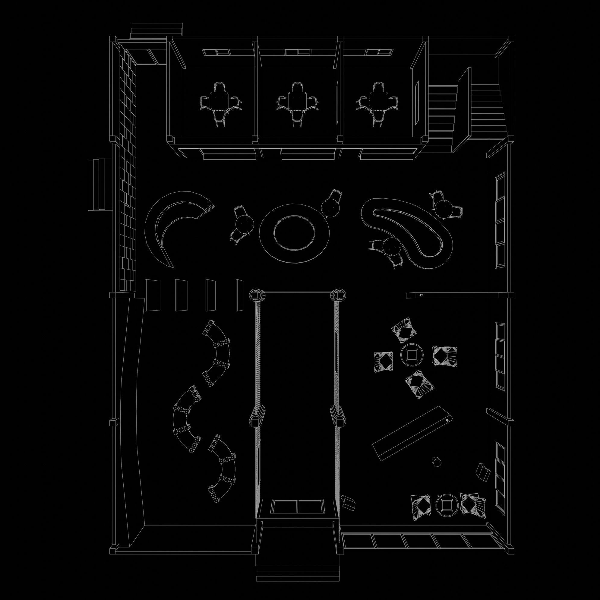 Showroom and office plan 24ZZ01 3D model_5
