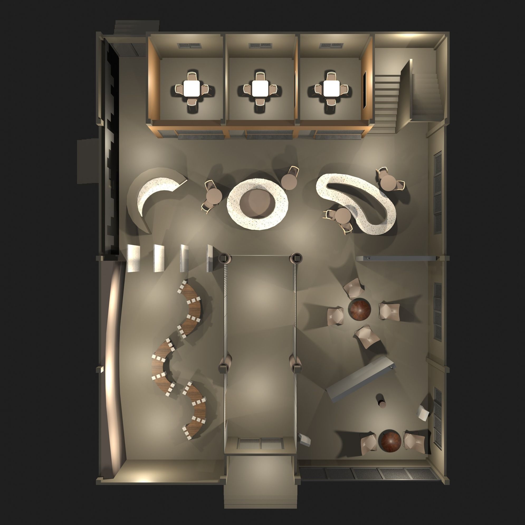 Showroom and office plan 24ZZ01 3D model_1