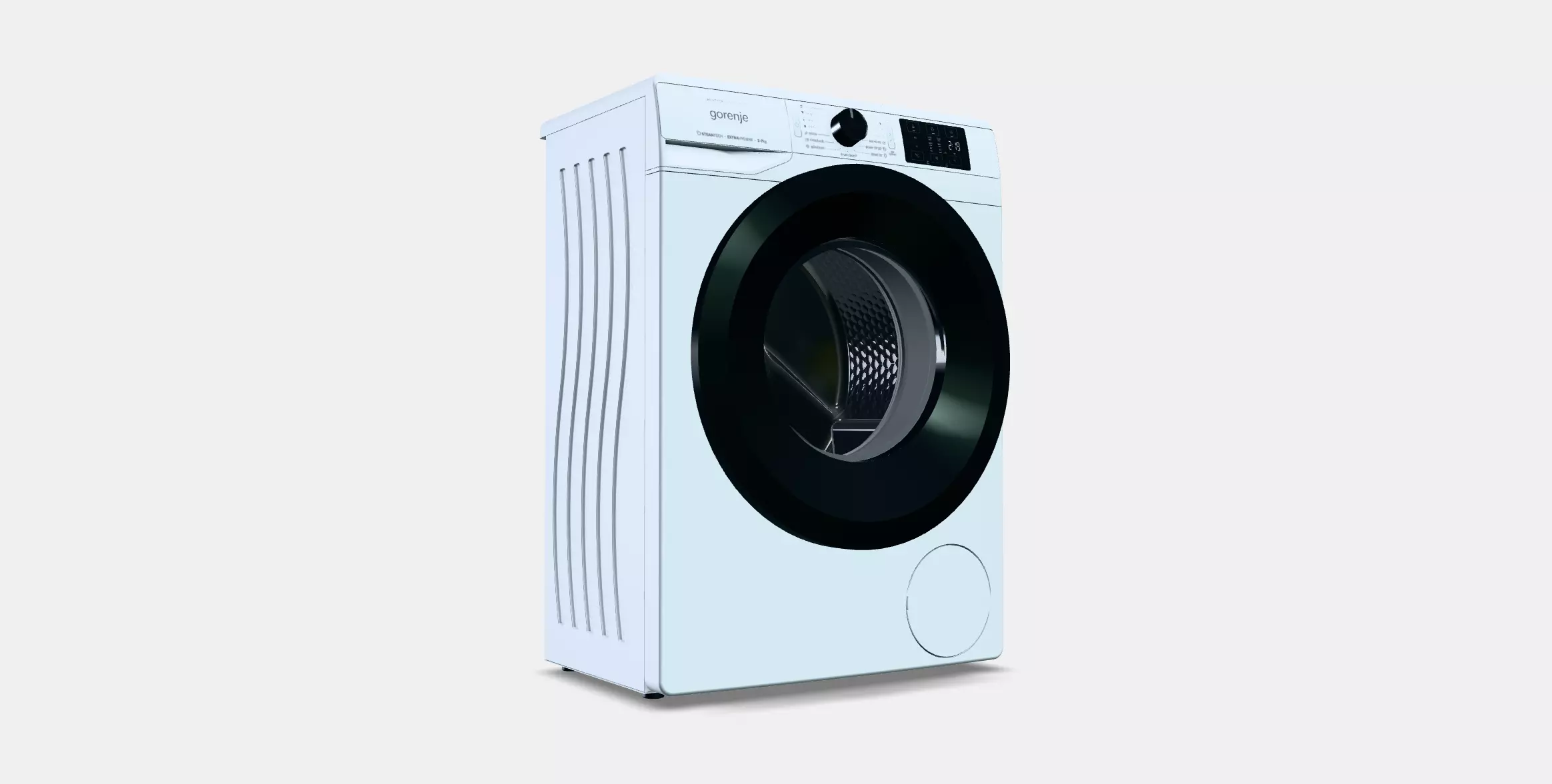 GORENJE WNEI74SBS SteamTech Low-poly 3D model