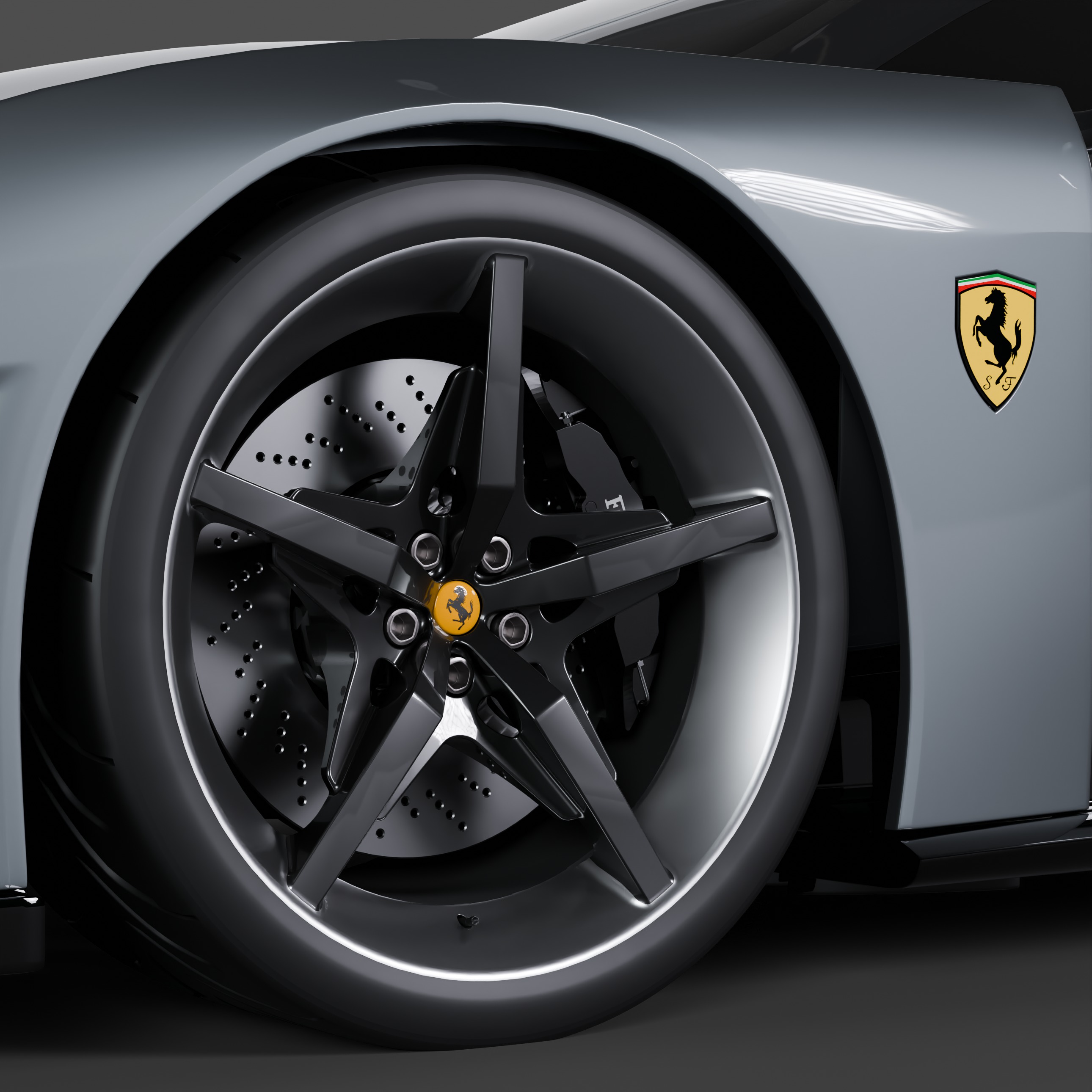 Ferrari F80 2024 3D model_7