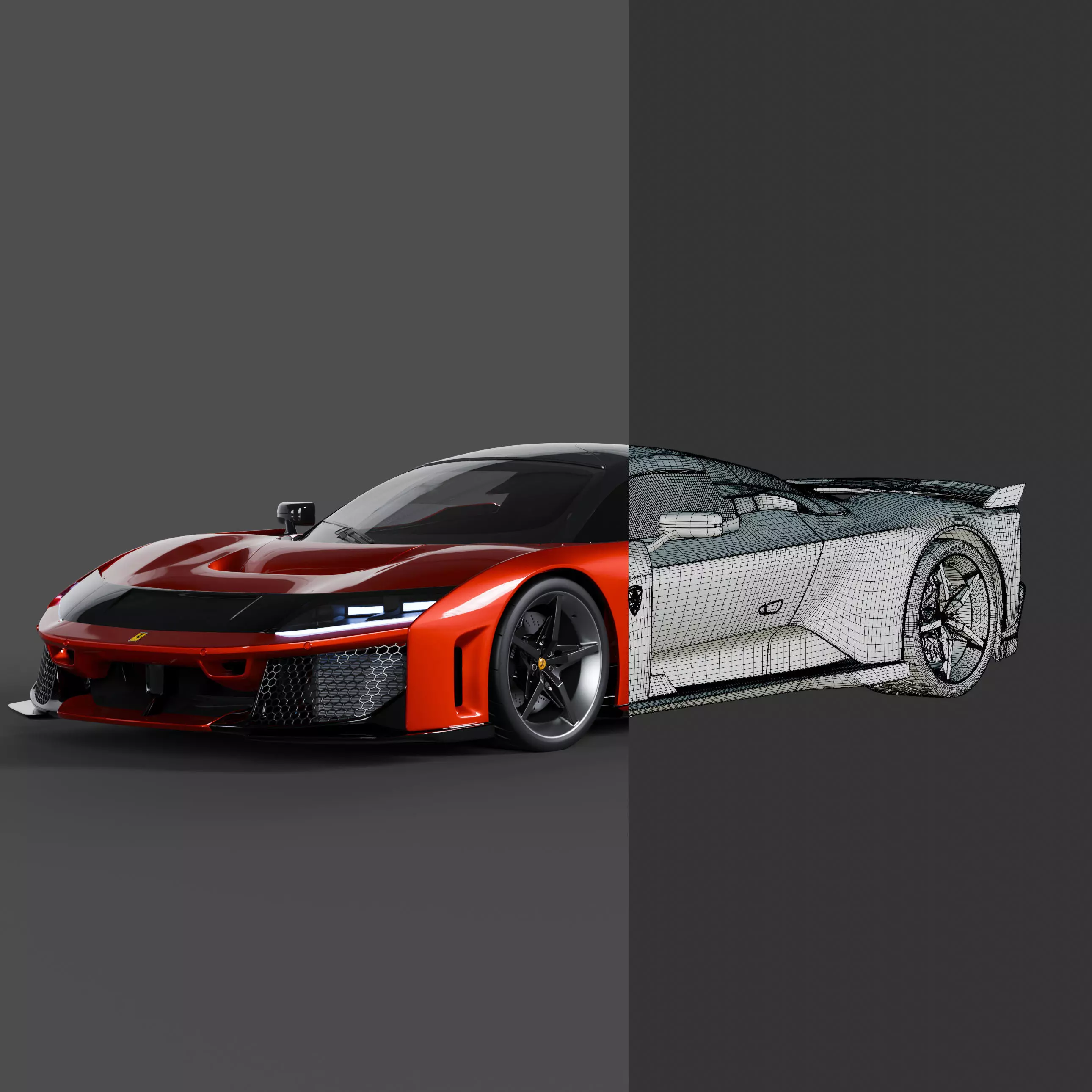 Ferrari F80 2024 3D model_0