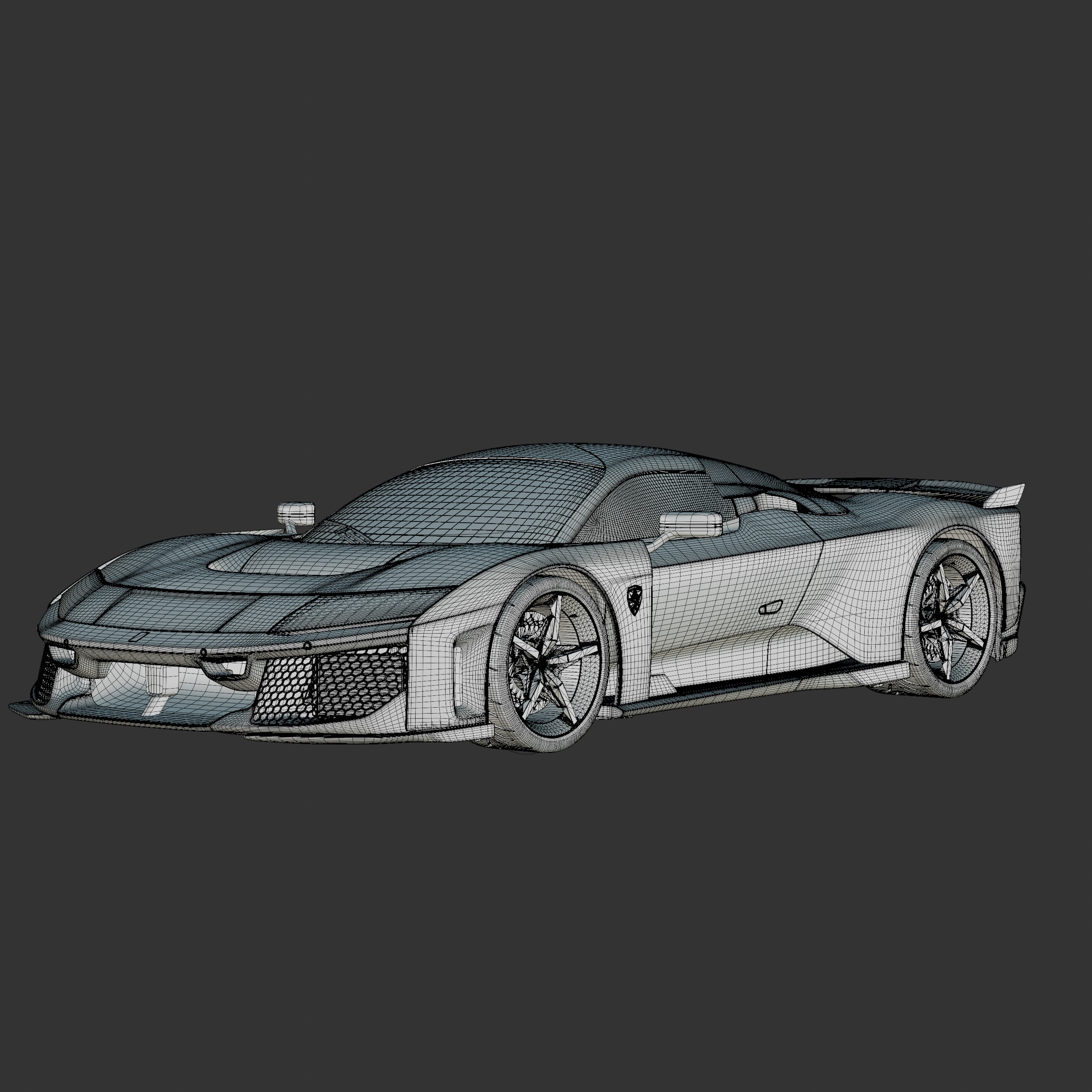 Ferrari F80 2024 3D model_4