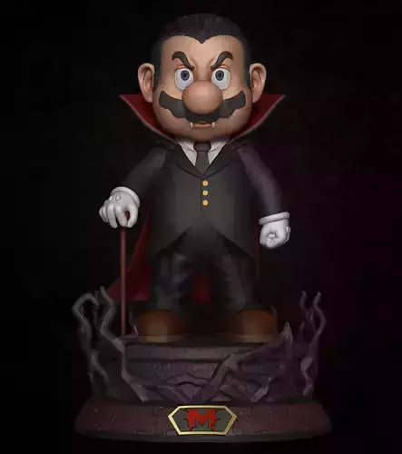 Super Mario - Dracula 3D print model