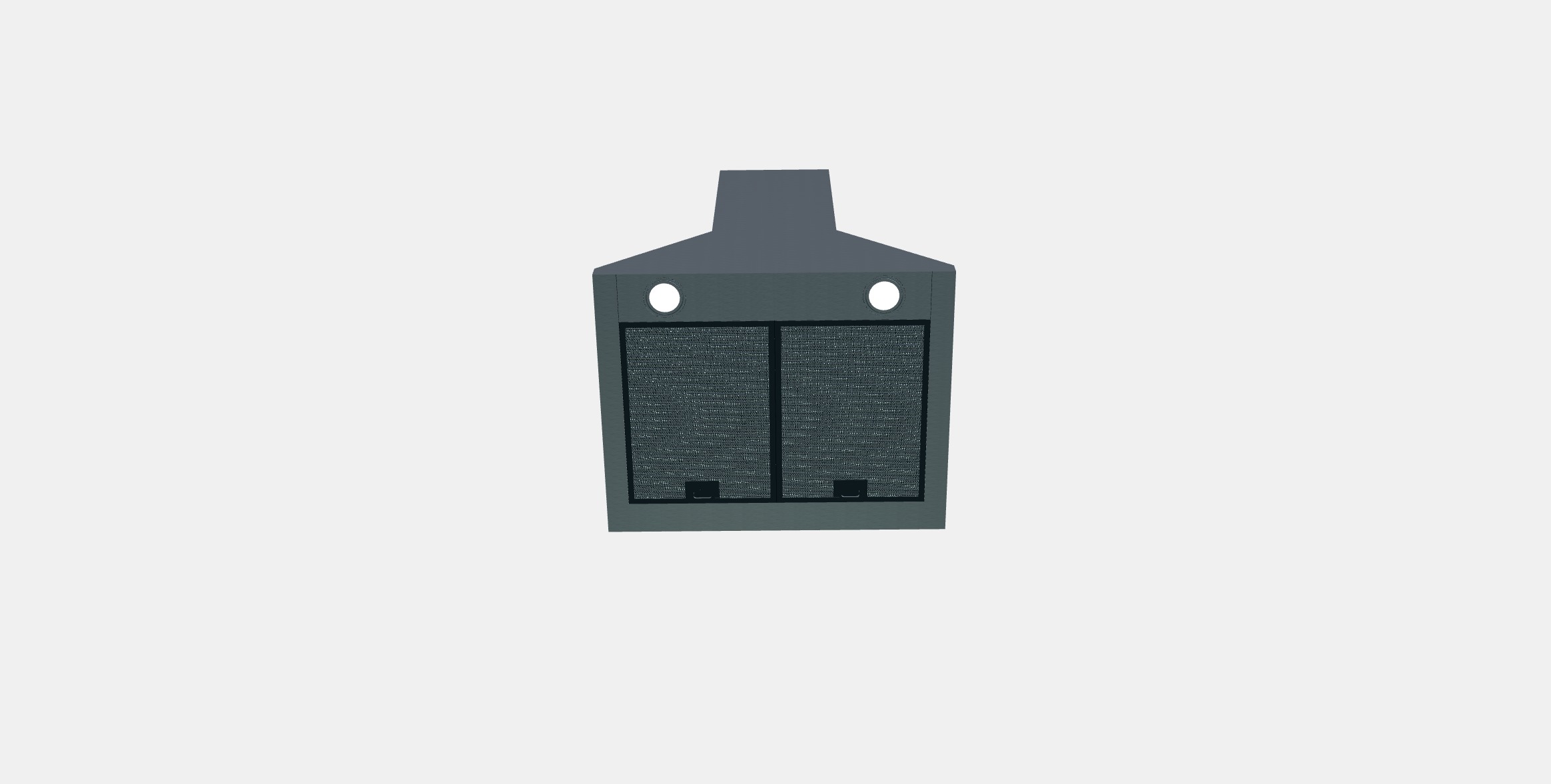 SIGURO HD-G230S Stainless Hood Low-poly 3D model_7