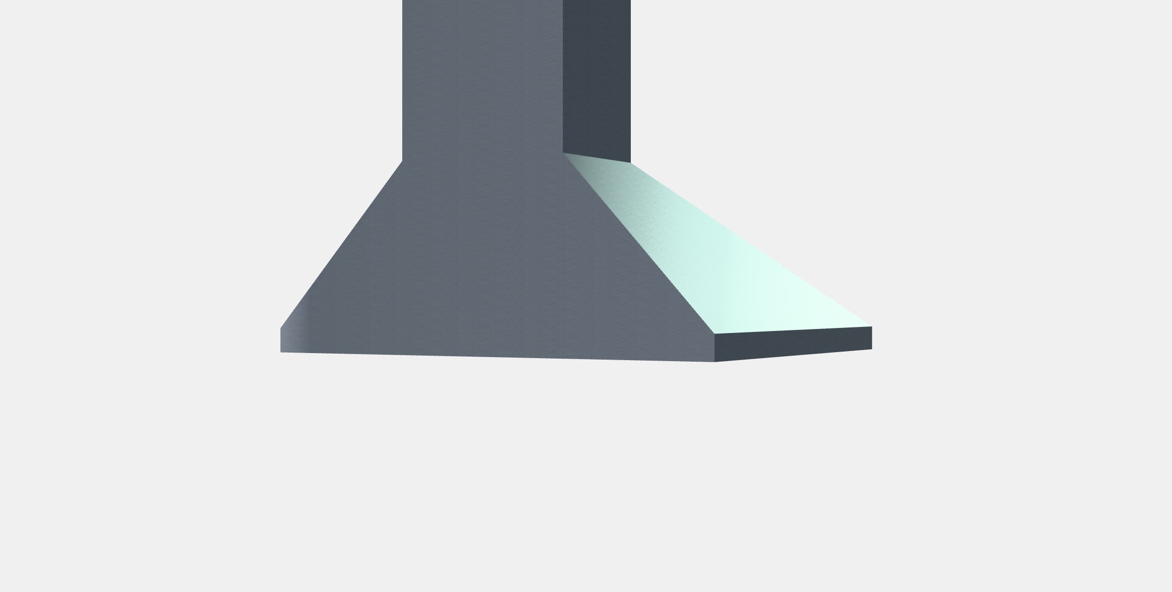 SIGURO HD-G230S Stainless Hood Low-poly 3D model_6