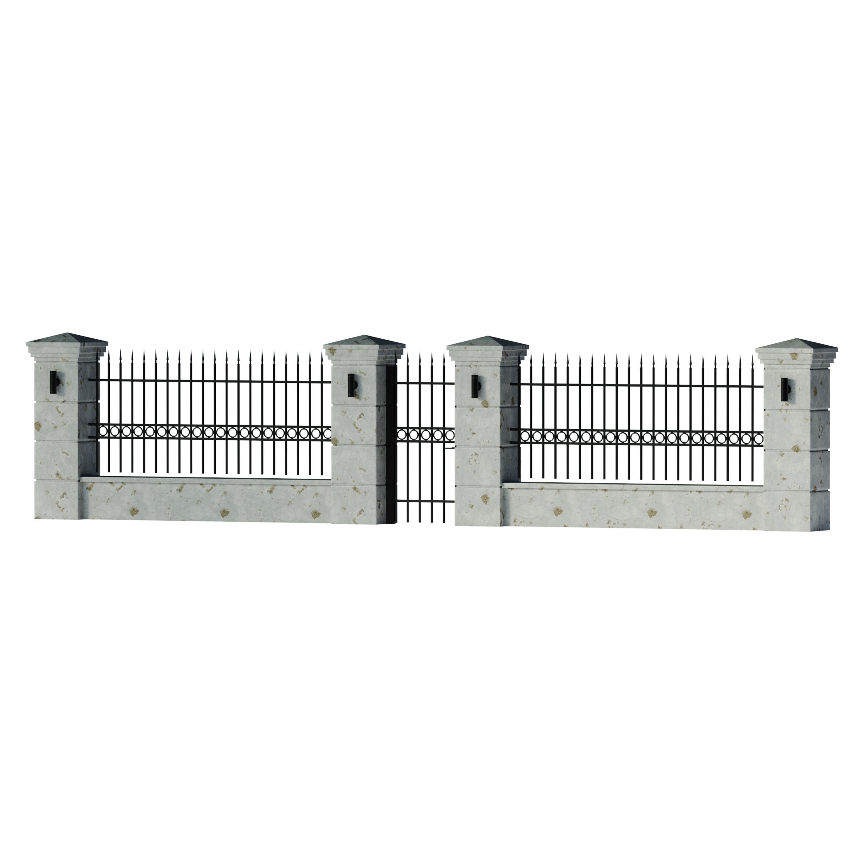 Fencing 02 3D model_1