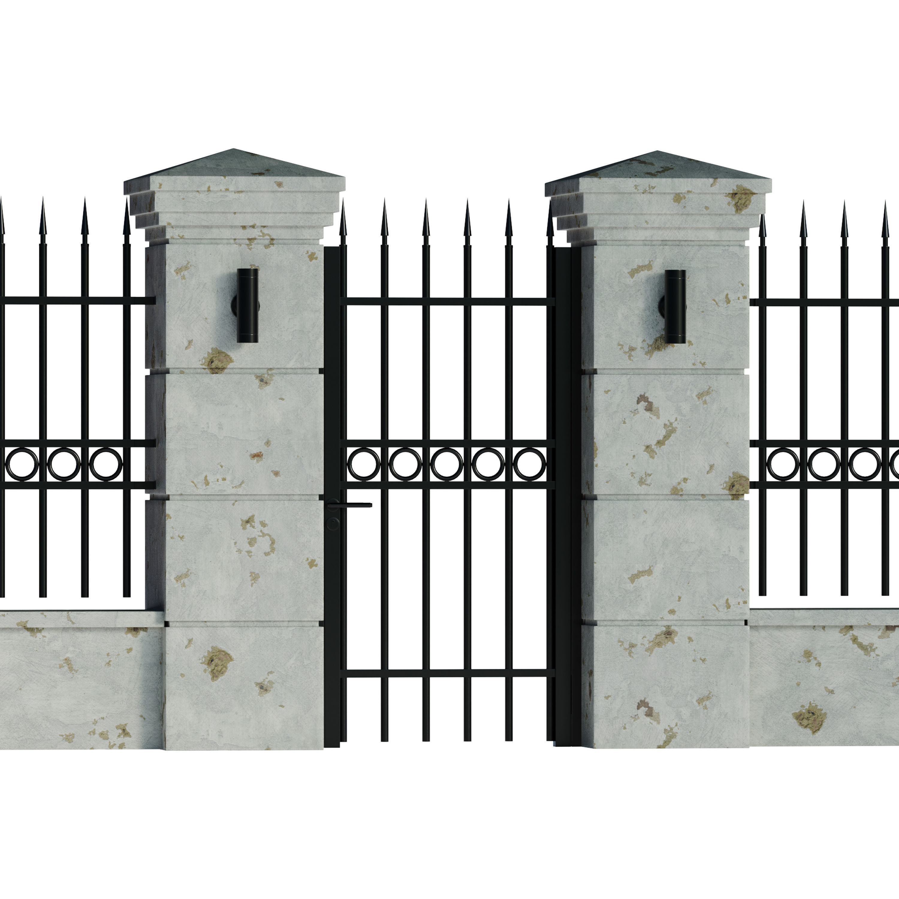 Fencing 02 3D model_7