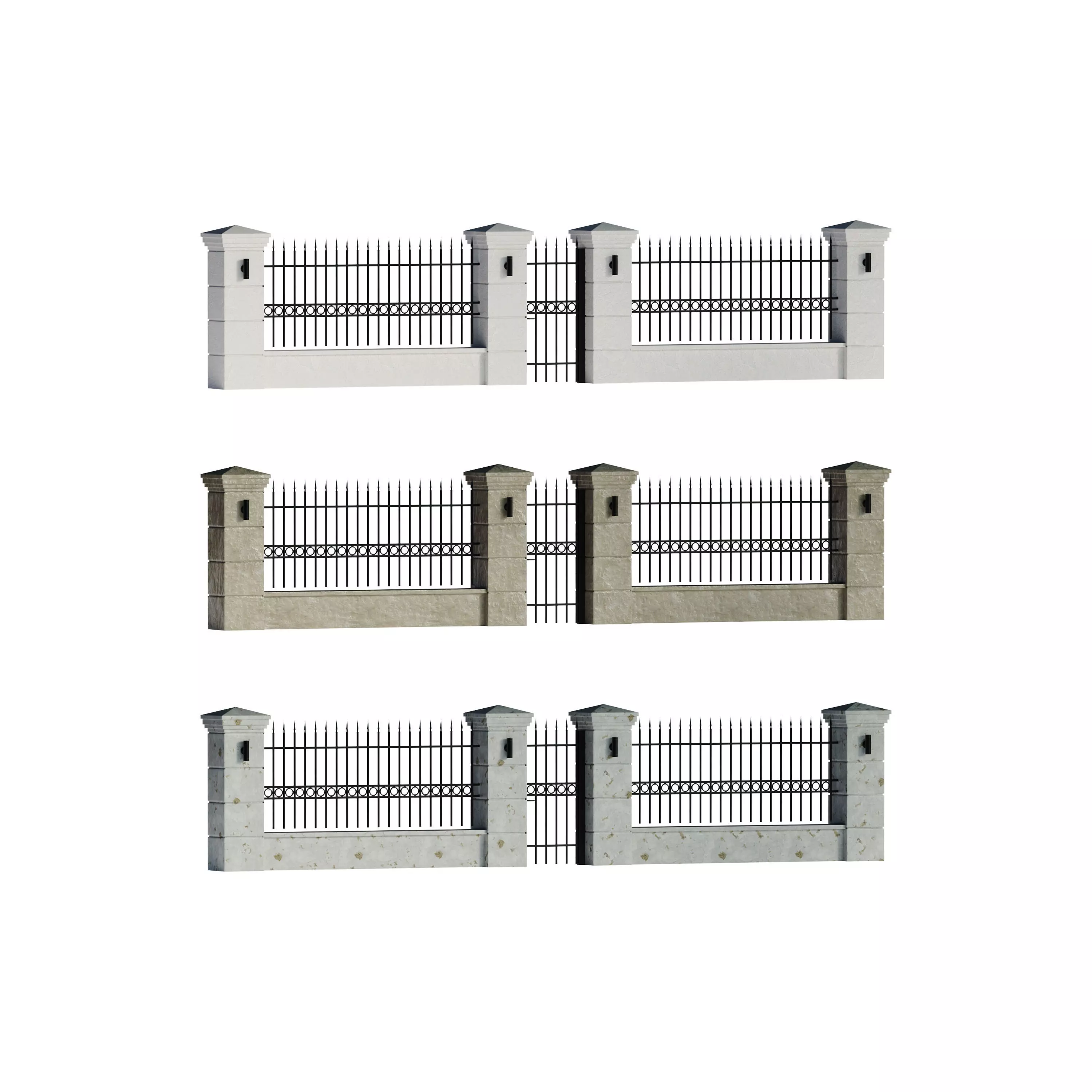 Fencing 02 3D model_0