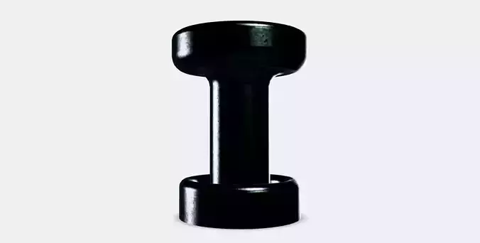 SKRUVSHULT Button Low-poly 3D model