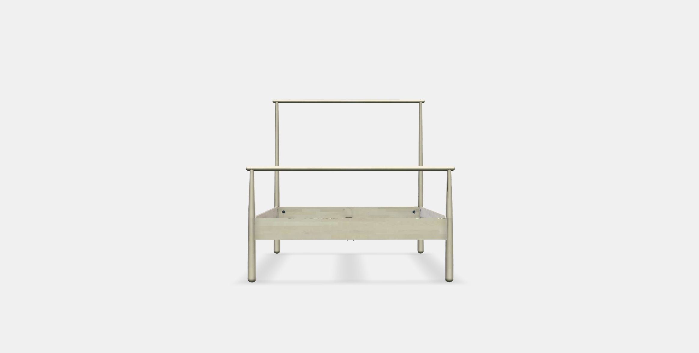 GJORA Bed frame 5 Low-poly 3D model_10