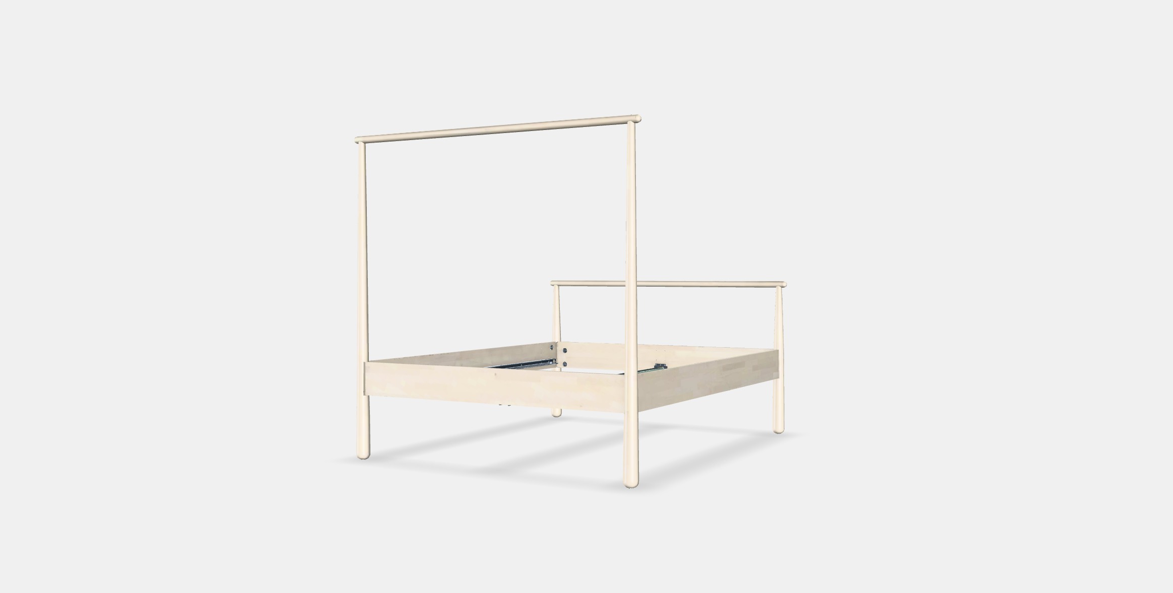 GJORA Bed frame 5 Low-poly 3D model_5