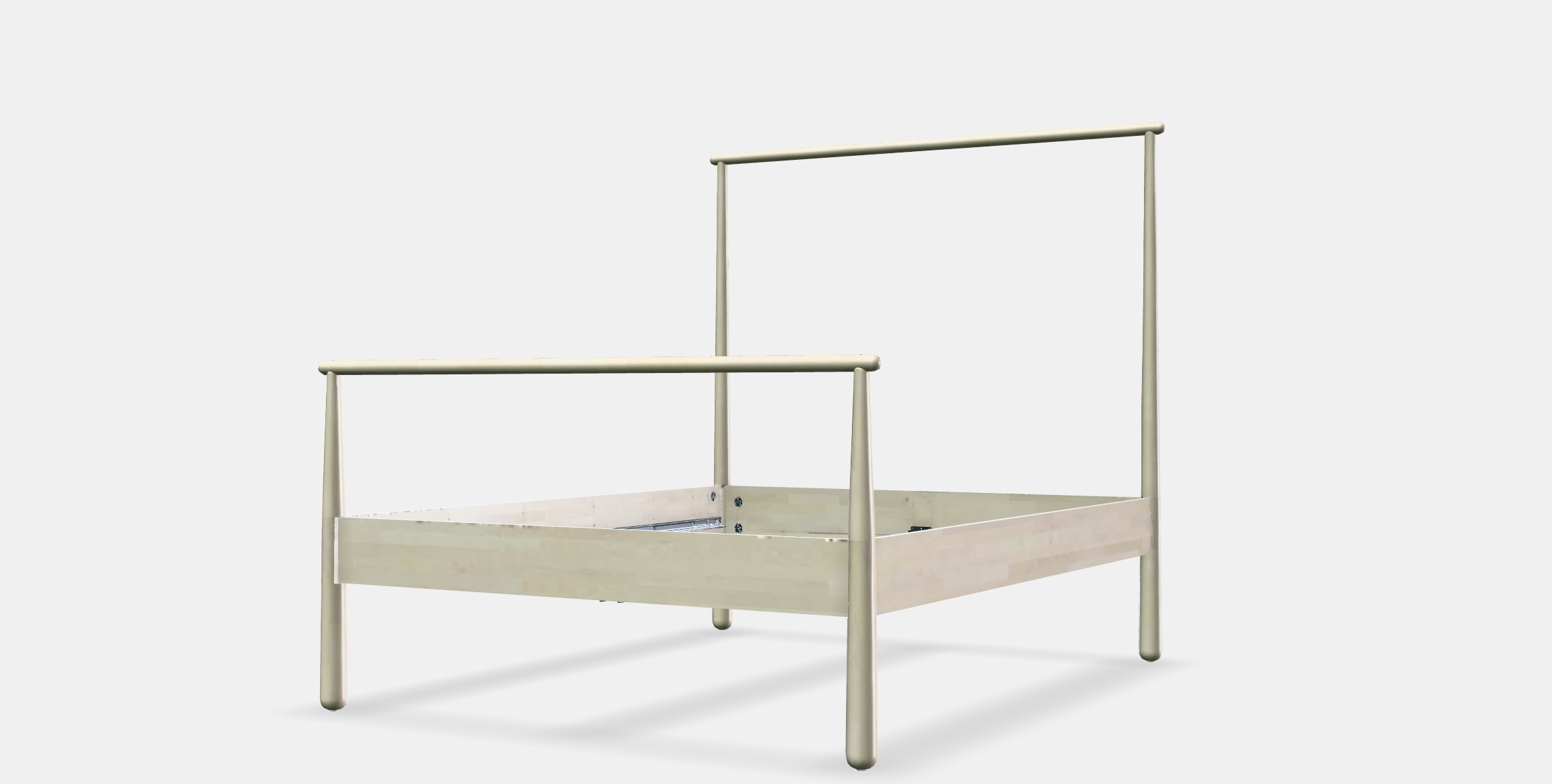 GJORA Bed frame 5 Low-poly 3D model_12