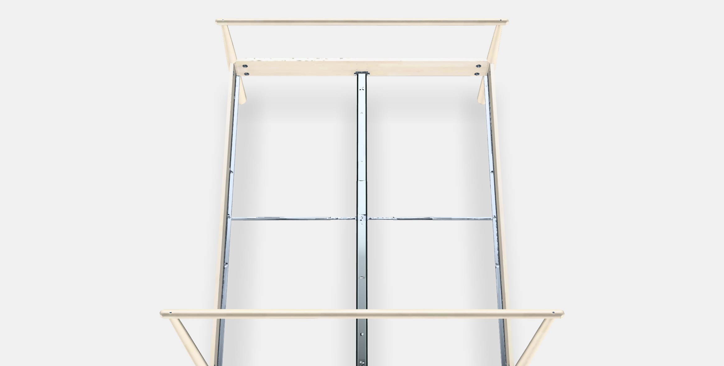 GJORA Bed frame 5 Low-poly 3D model_4