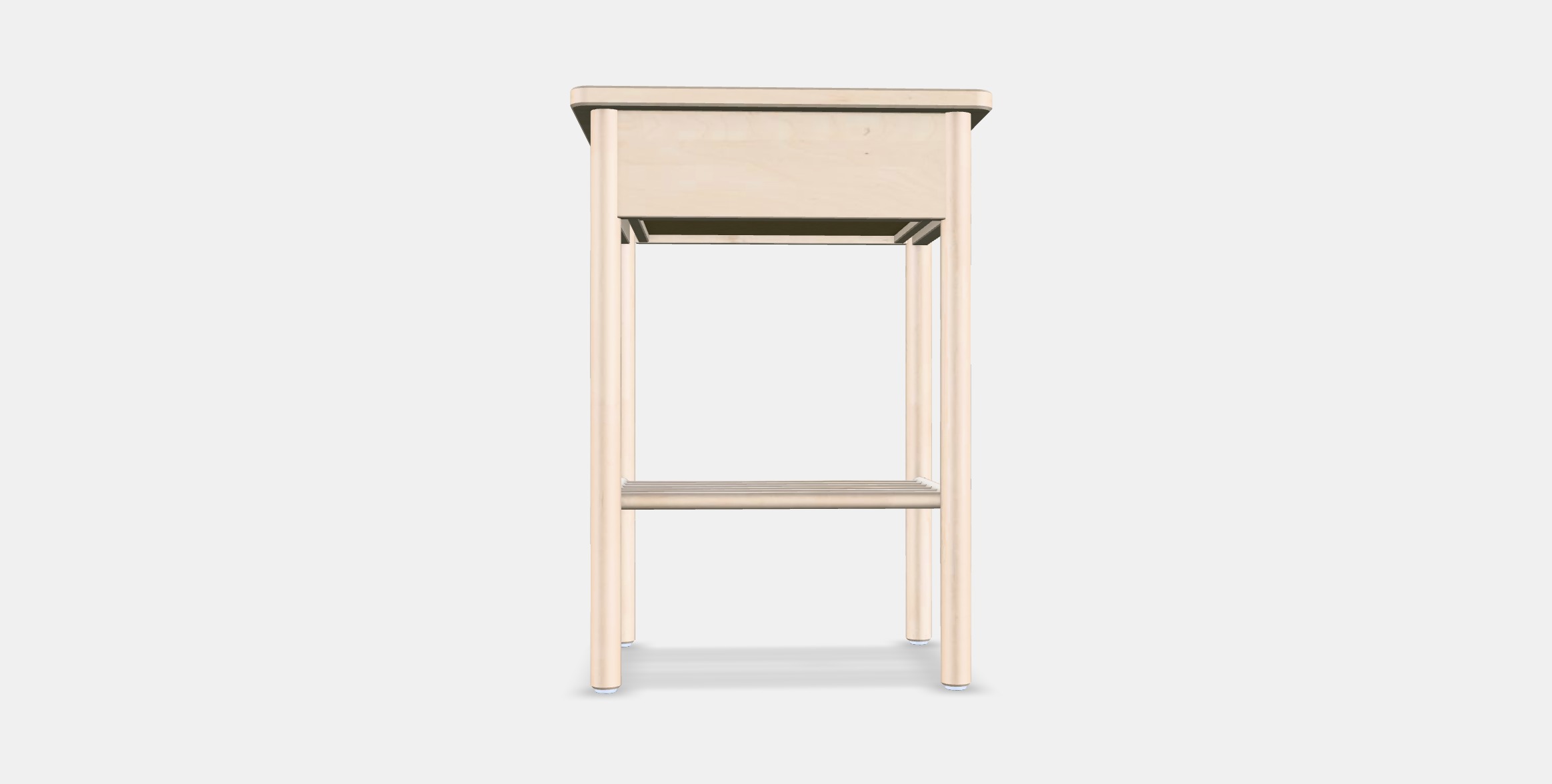 BJORKSNAS Bedside table 1 Low-poly 3D model_14