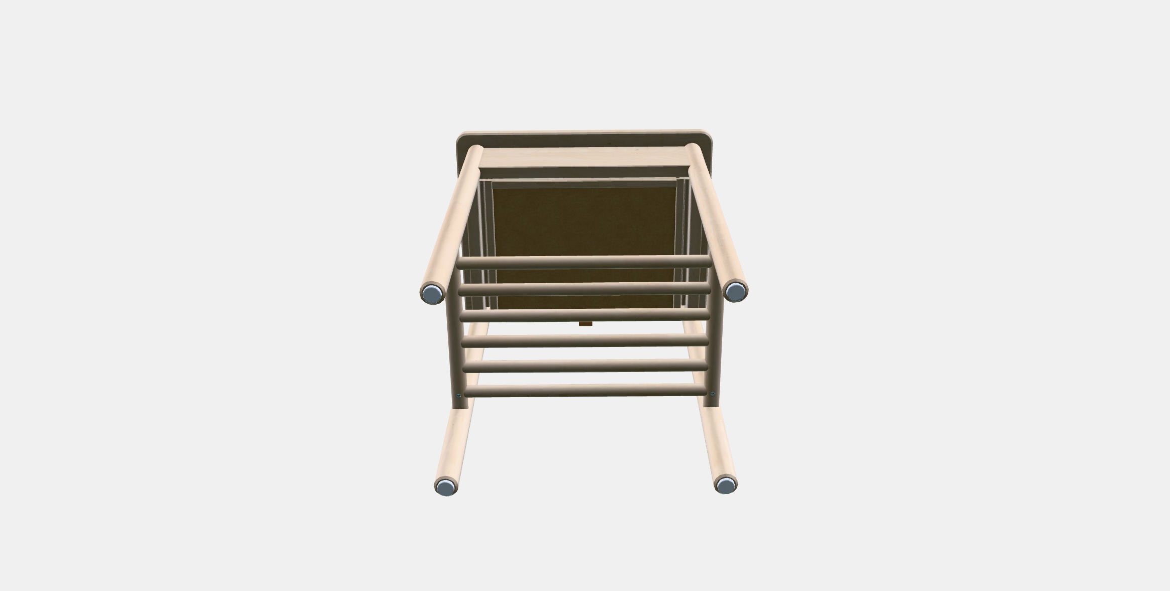 BJORKSNAS Bedside table 1 Low-poly 3D model_8