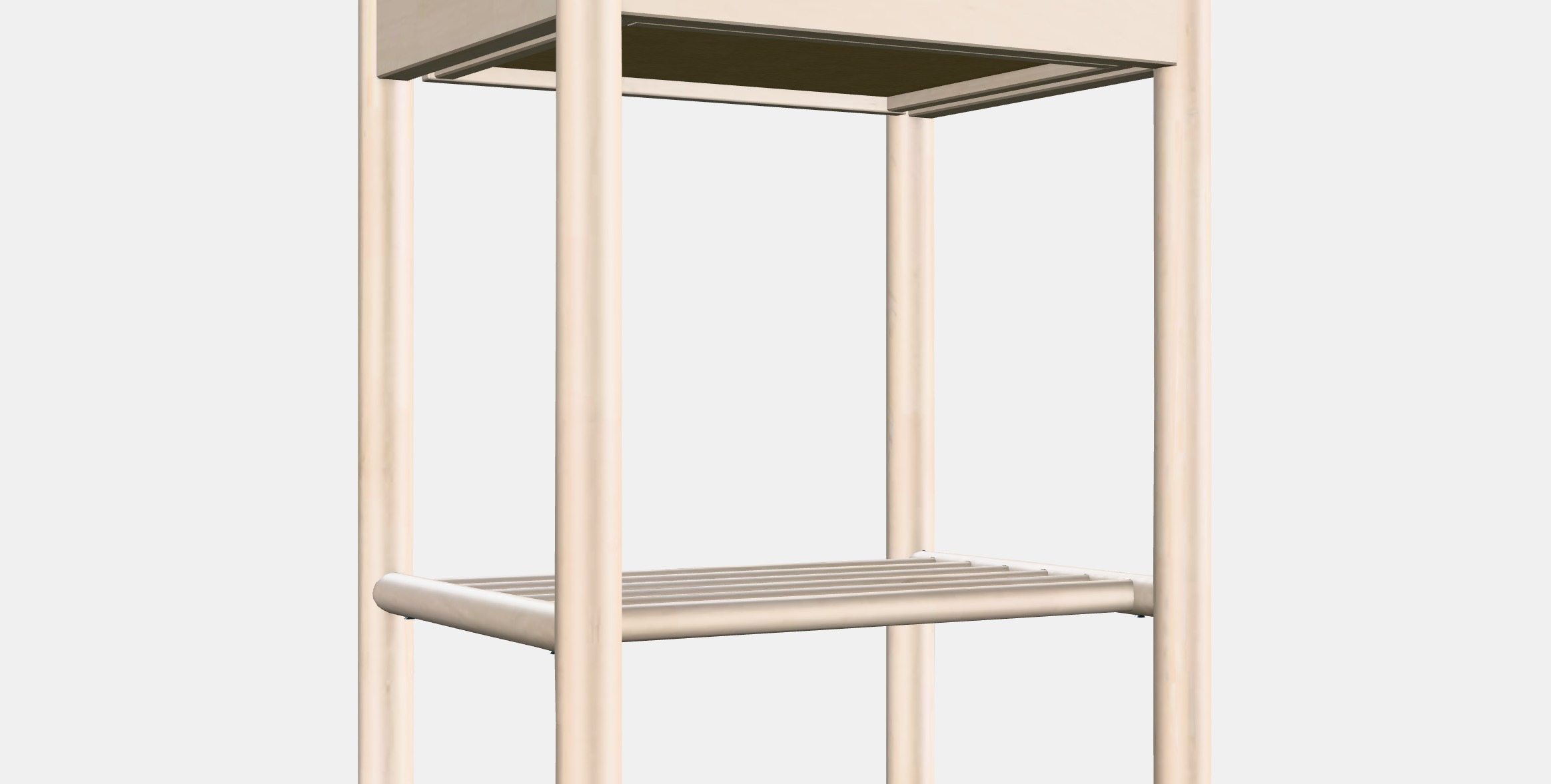 BJORKSNAS Bedside table 1 Low-poly 3D model_5